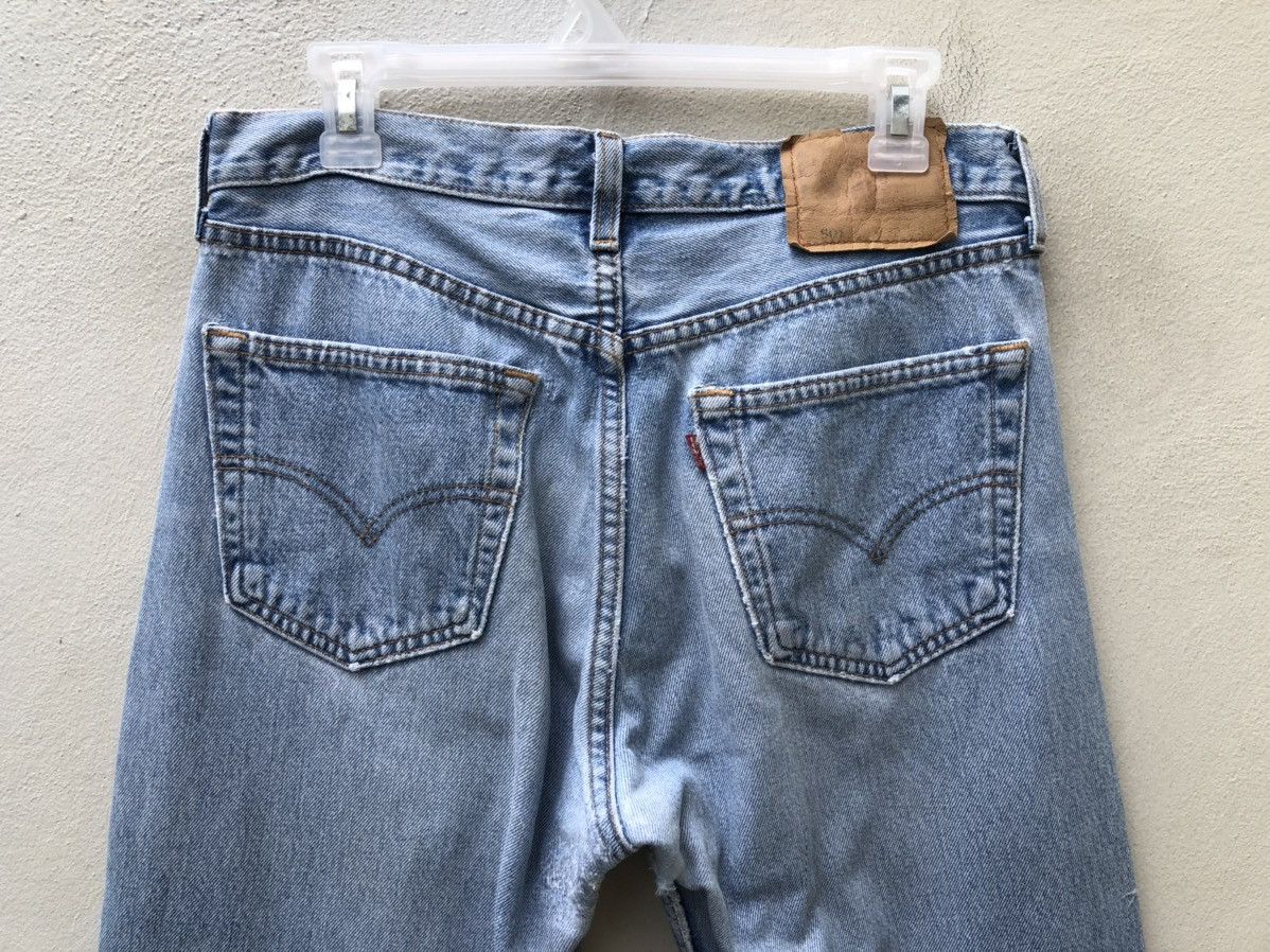 Levi's 90s Levi’s 501 Jeans Usa Distressed Denim Release Hem Size US 31 - 13 Thumbnail