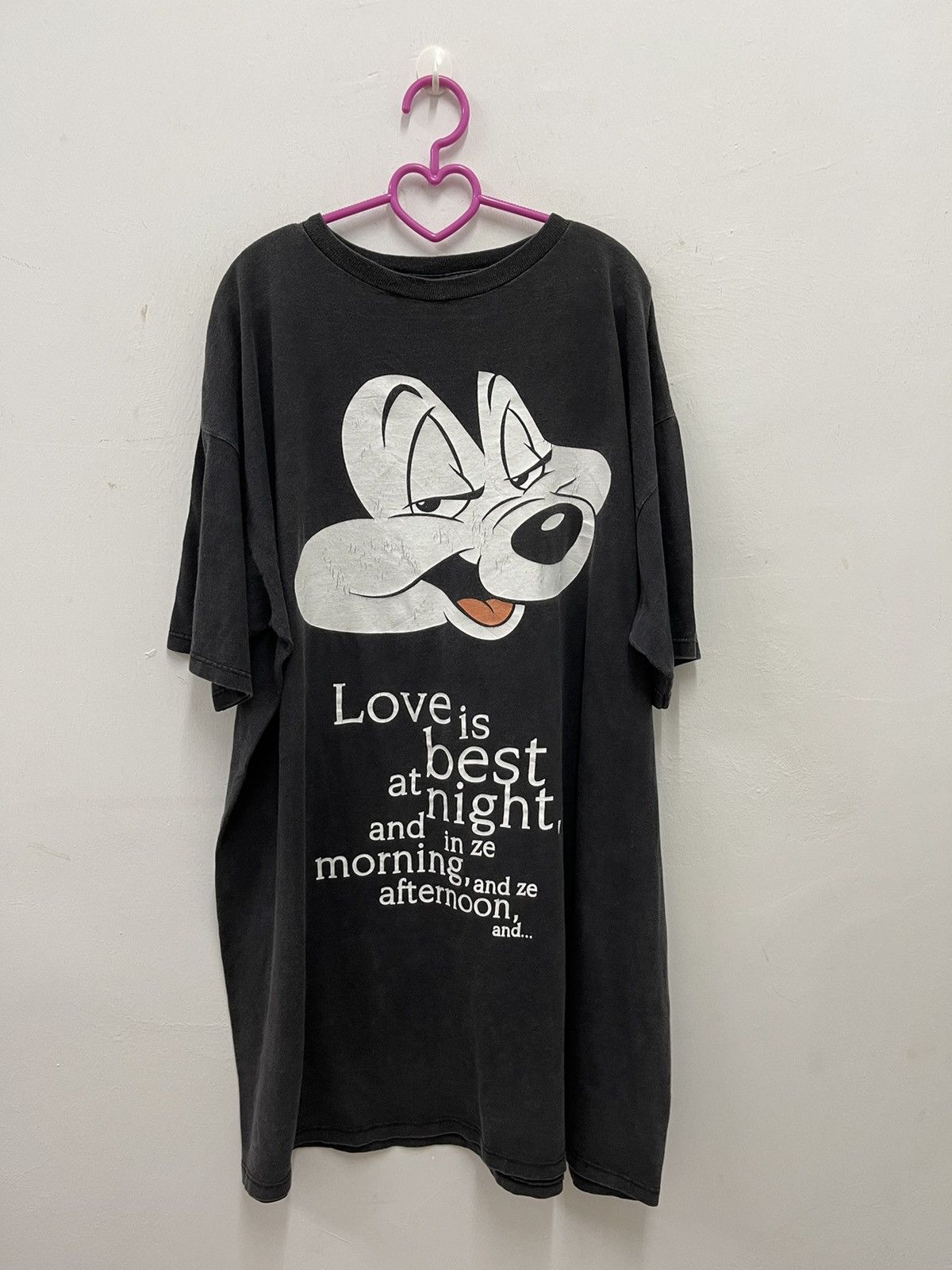 Cartoon Network Rare 90s Vintage PEPE LE PEW Looney Tunes Warner Bros Shirt Size US XL / EU 56 / 4 - 1 Thumbnail