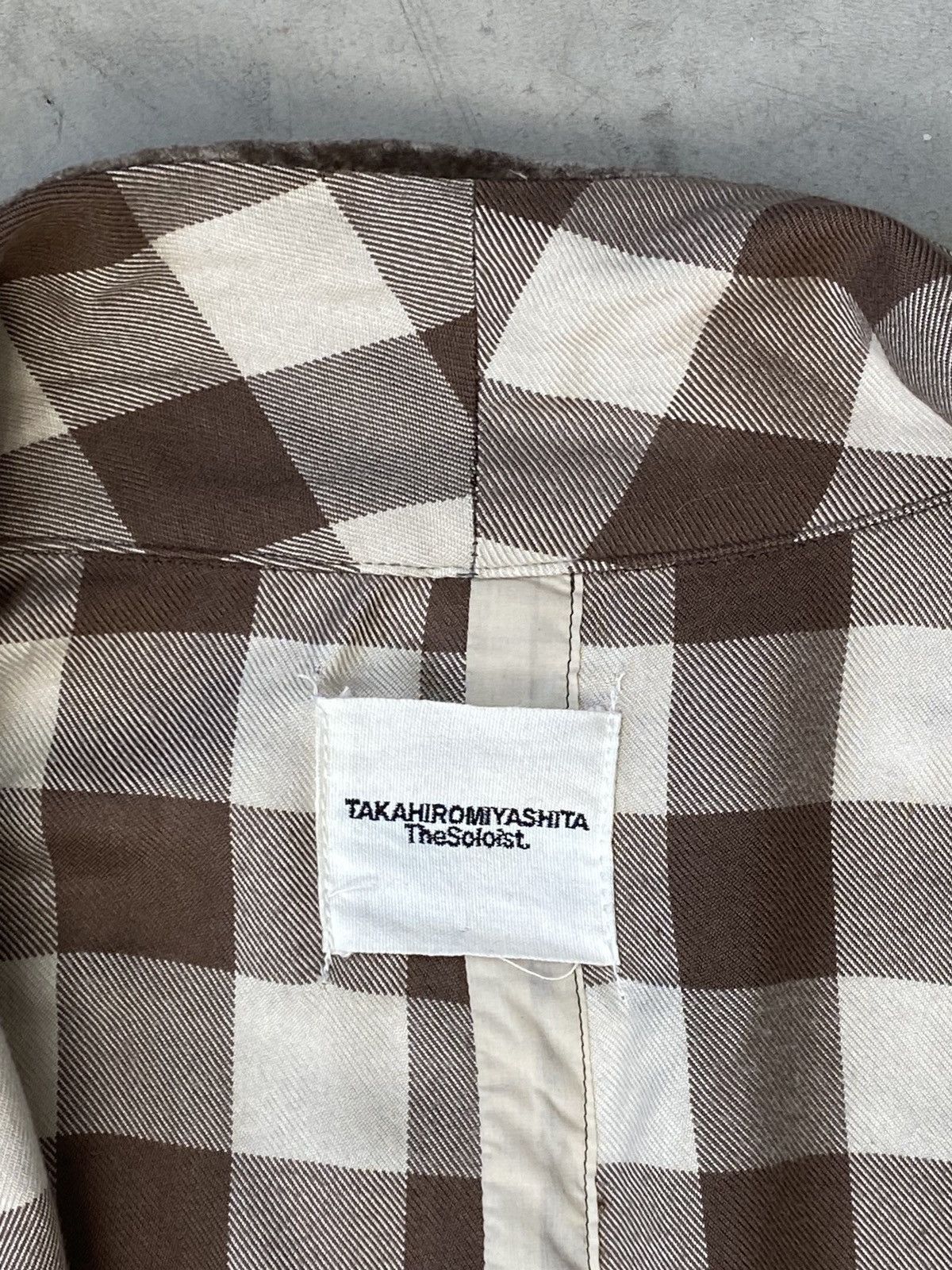 Takahiromiyashita The Soloist. Soloist Silk Plaid-Checkered Robe Size US M / EU 48-50 / 2 - 4 Thumbnail