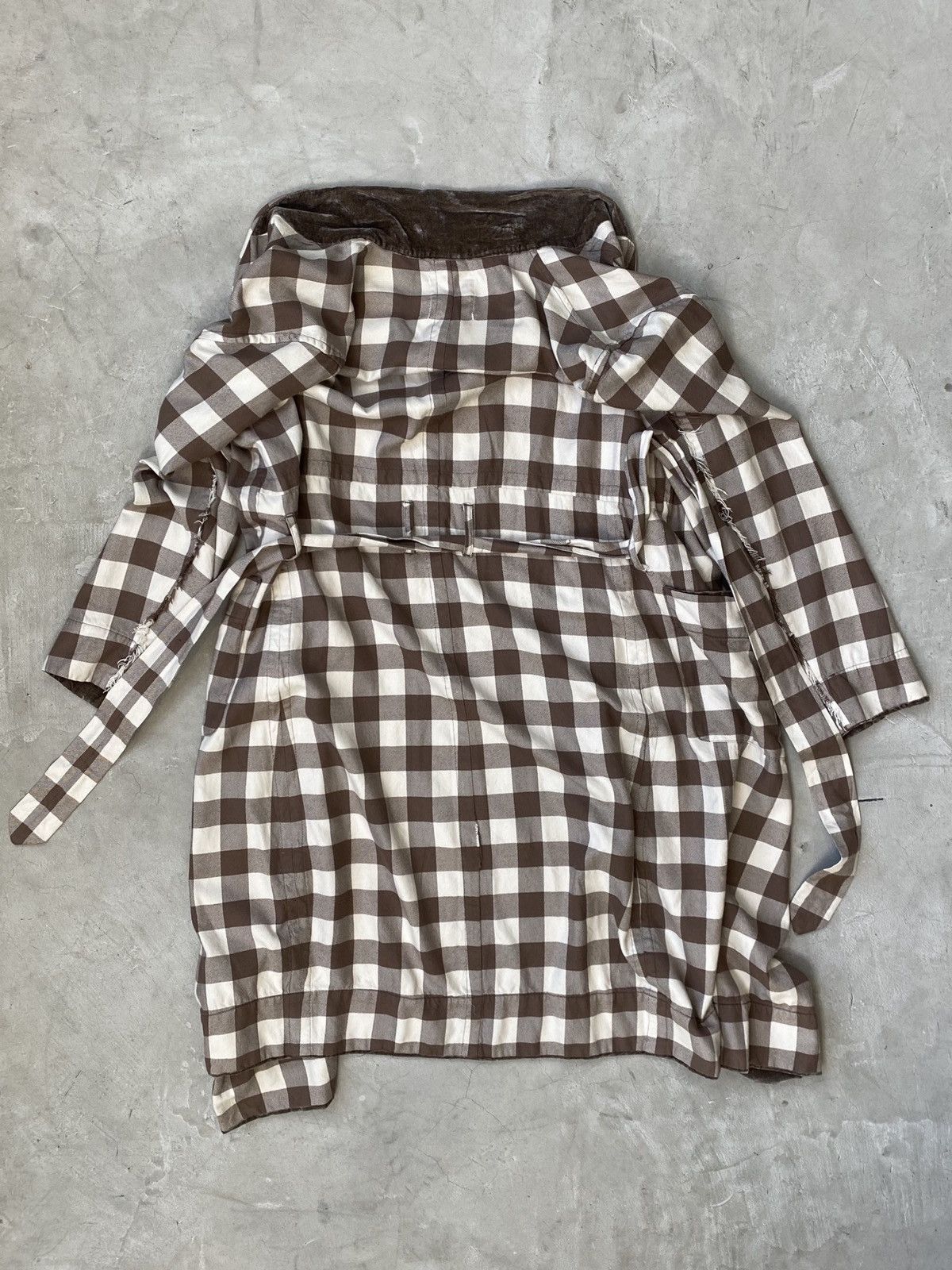 Takahiromiyashita The Soloist. Soloist Silk Plaid-Checkered Robe Size US M / EU 48-50 / 2 - 6 Thumbnail