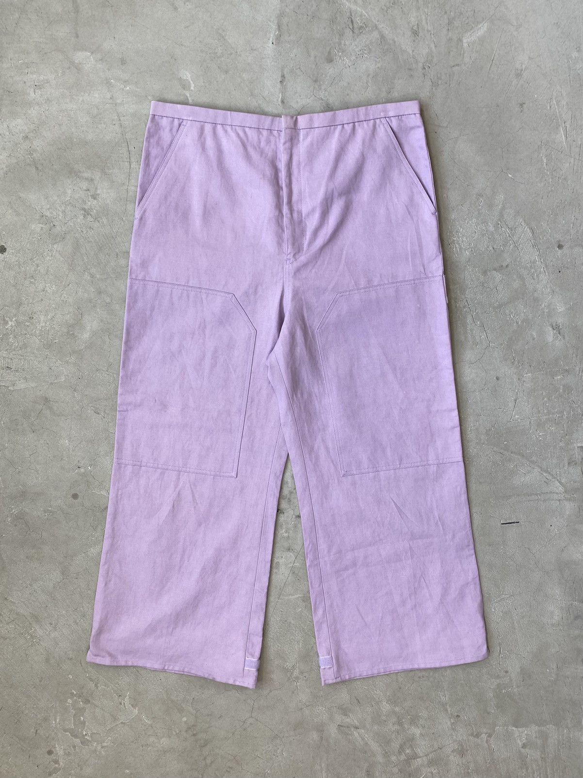 Acne Studios Acne Lilac Double Knee Work Pants Size US 32 / EU 48 - 1 Thumbnail