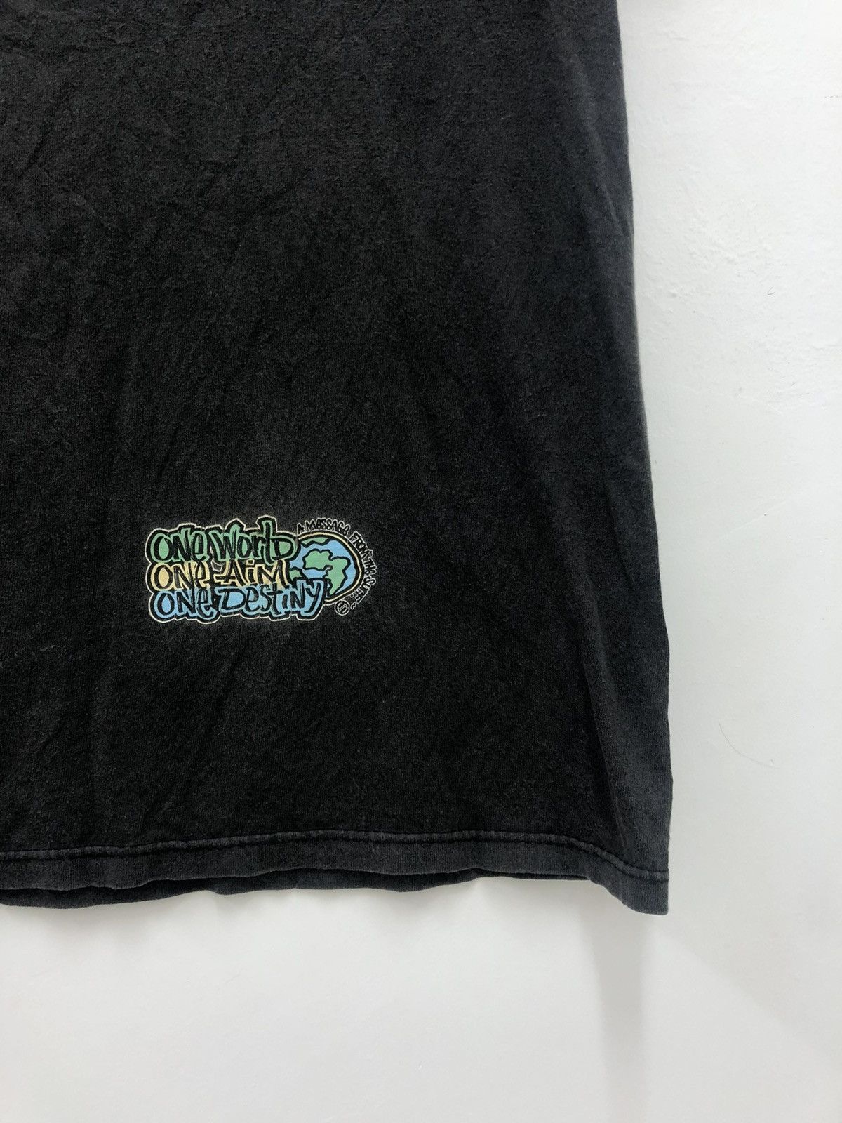 Vintage Rare Vintage ONE WORLD ONE AIM ONE DESTINY Shirt Size US L / EU 52-54 / 3 - 4 Thumbnail