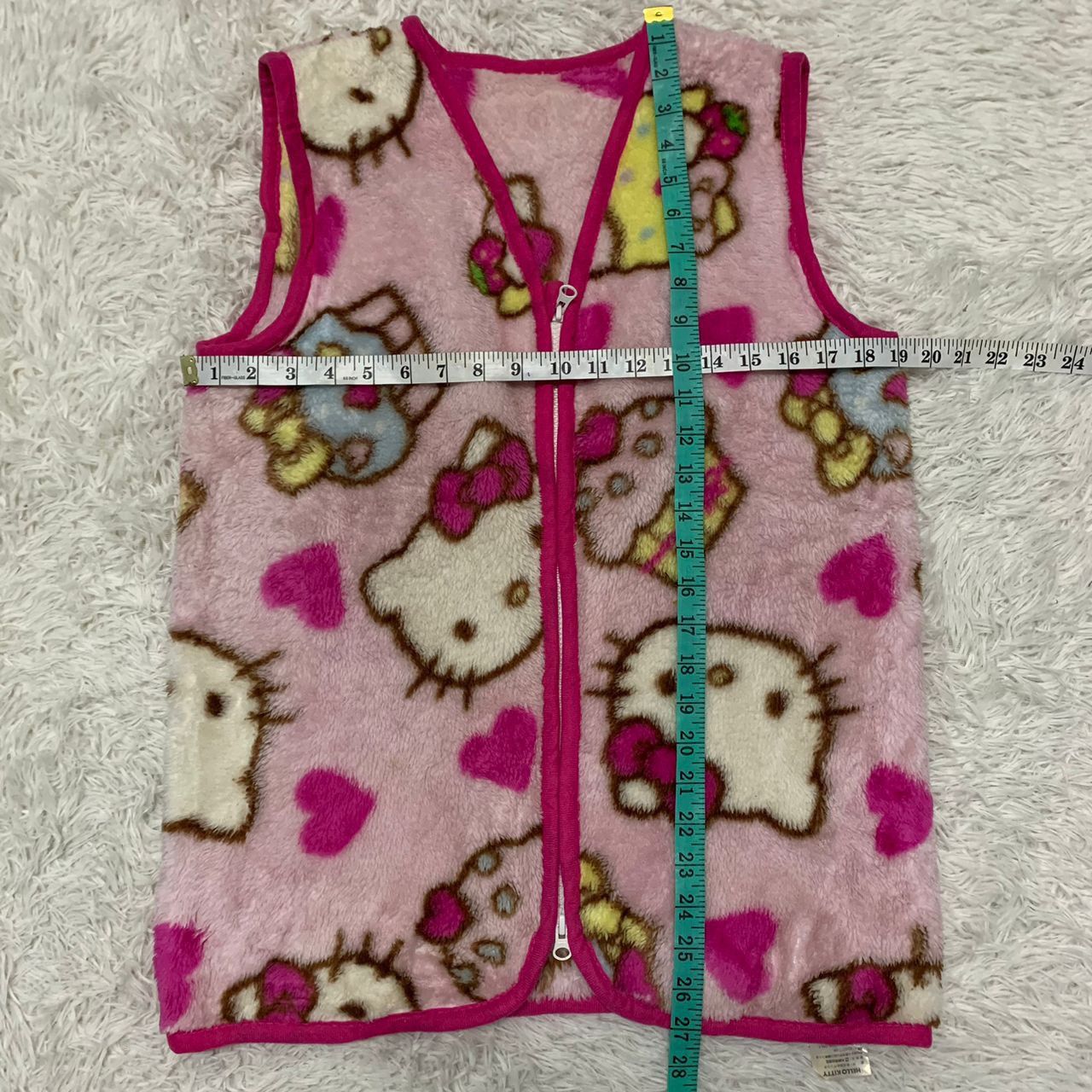 Anime Hello Kitty Sanrio Fleece Zip Vest Size US S / EU 44-46 / 1 - 4 Thumbnail