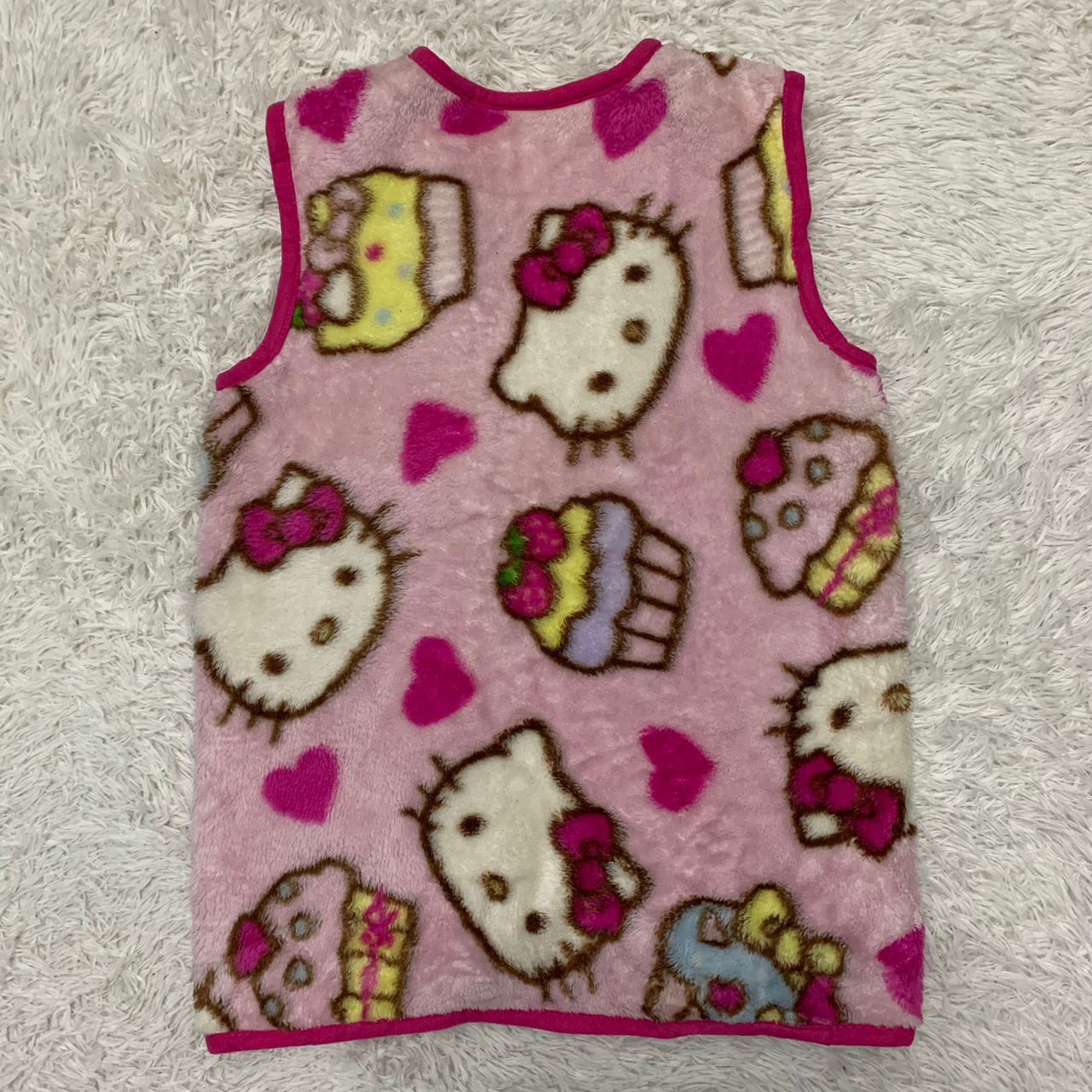 Anime Hello Kitty Sanrio Fleece Zip Vest Size US S / EU 44-46 / 1 - 2 Thumbnail