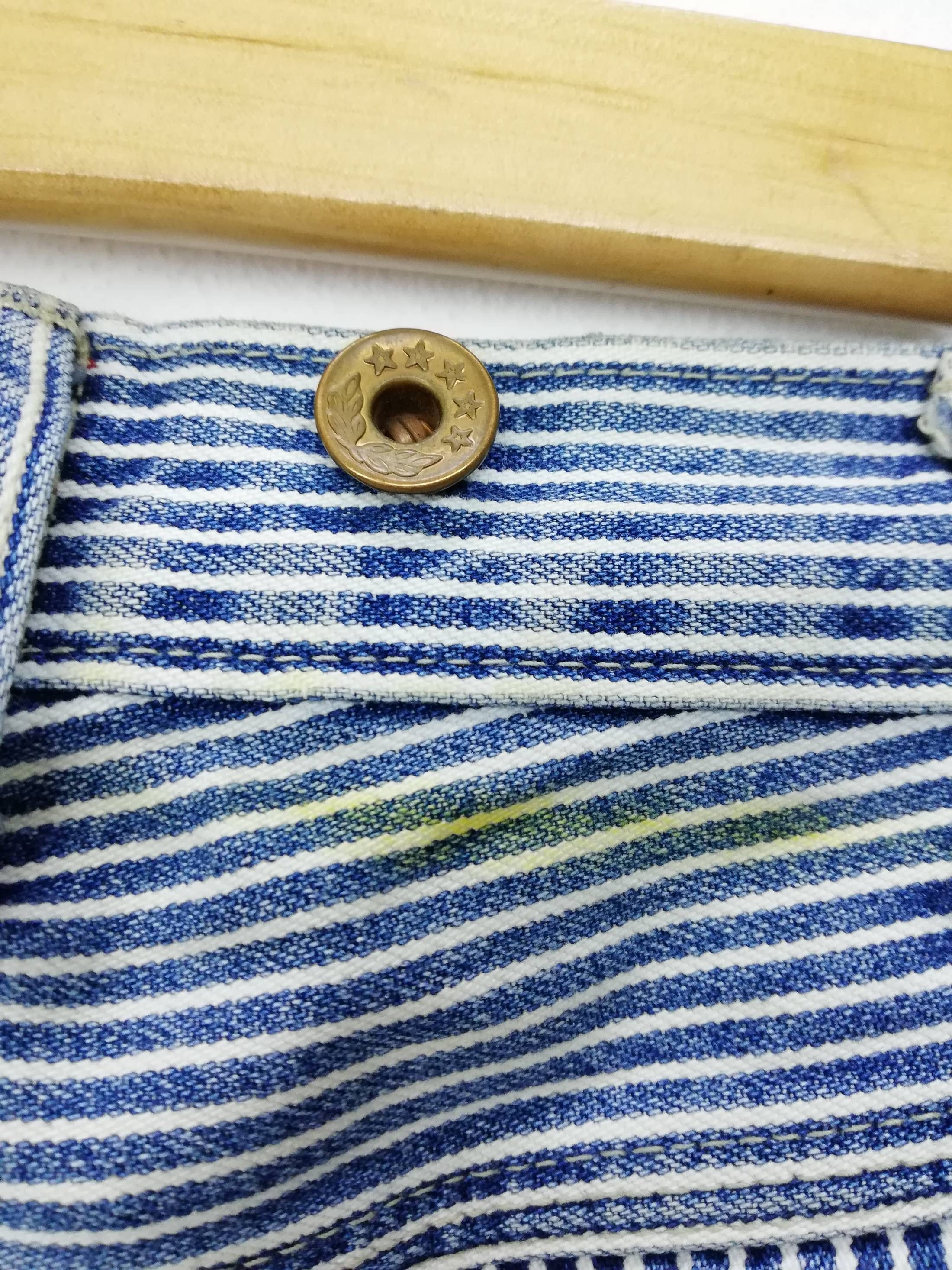 Japanese Brand × Vintage 🔥SUMMER SALE 🇯🇵 Blue Way Hickory Stripe Work Wear Pants Size US 31 - 10 Thumbnail