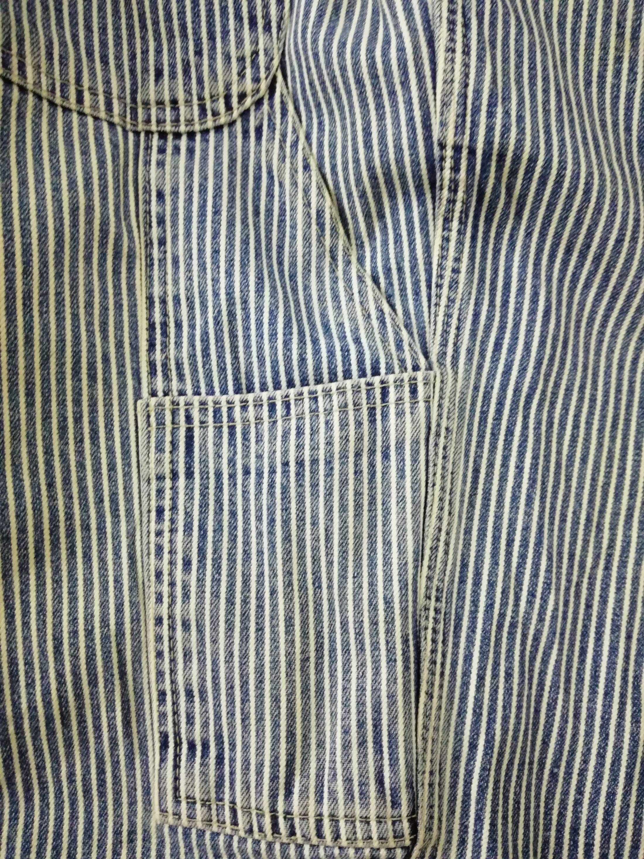Japanese Brand × Vintage 🔥SUMMER SALE 🇯🇵 Blue Way Hickory Stripe Work Wear Pants Size US 31 - 8 Thumbnail