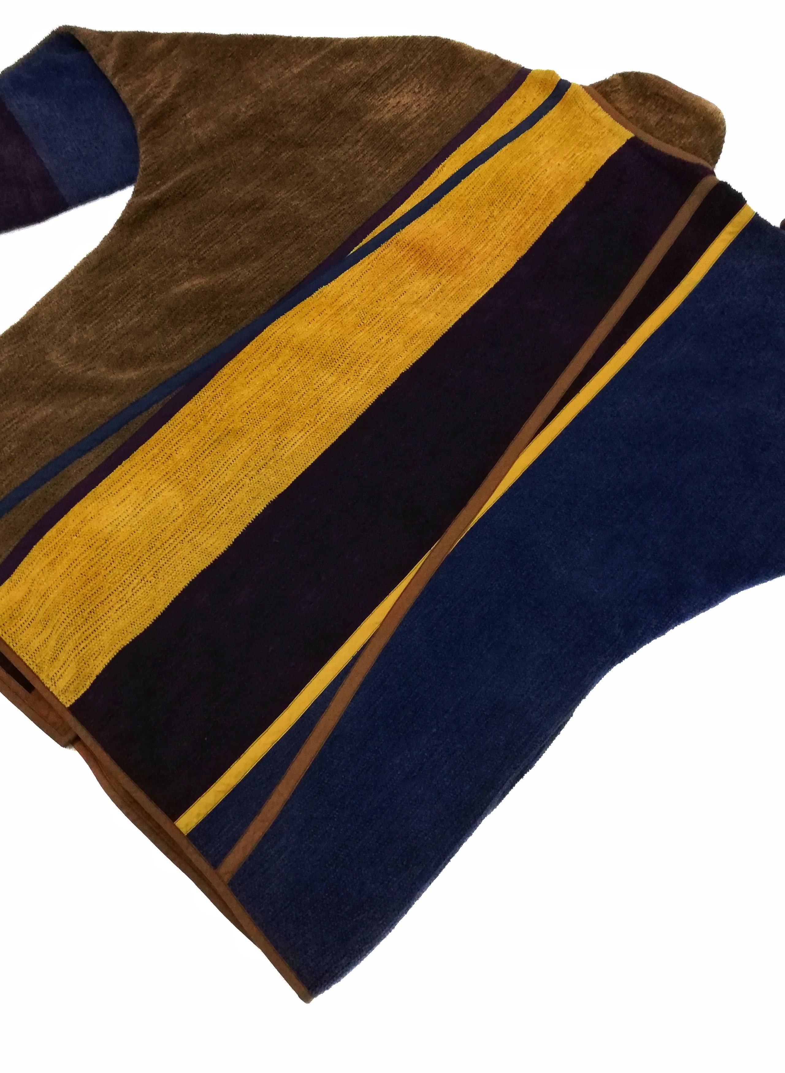 Art Comes First × Designer × Handmade 🔥HEAT🇫🇮 Finland Handmade ANNIKI KARVINEN Knitwear/Kimono Size US L / EU 52-54 / 3 - 19 Thumbnail