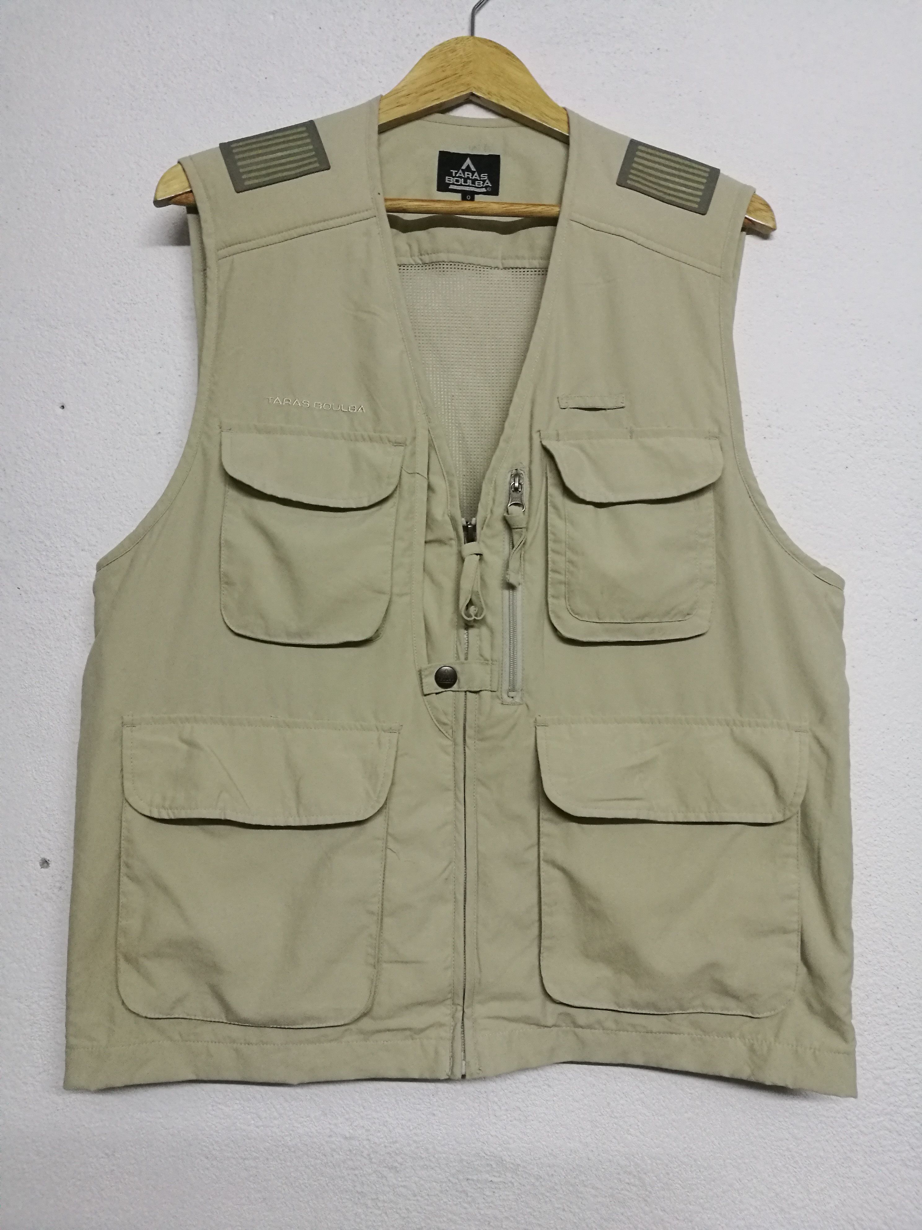 Japanese Brand TARAS BOULBA Multipocket Utility Cargo Vest Vests