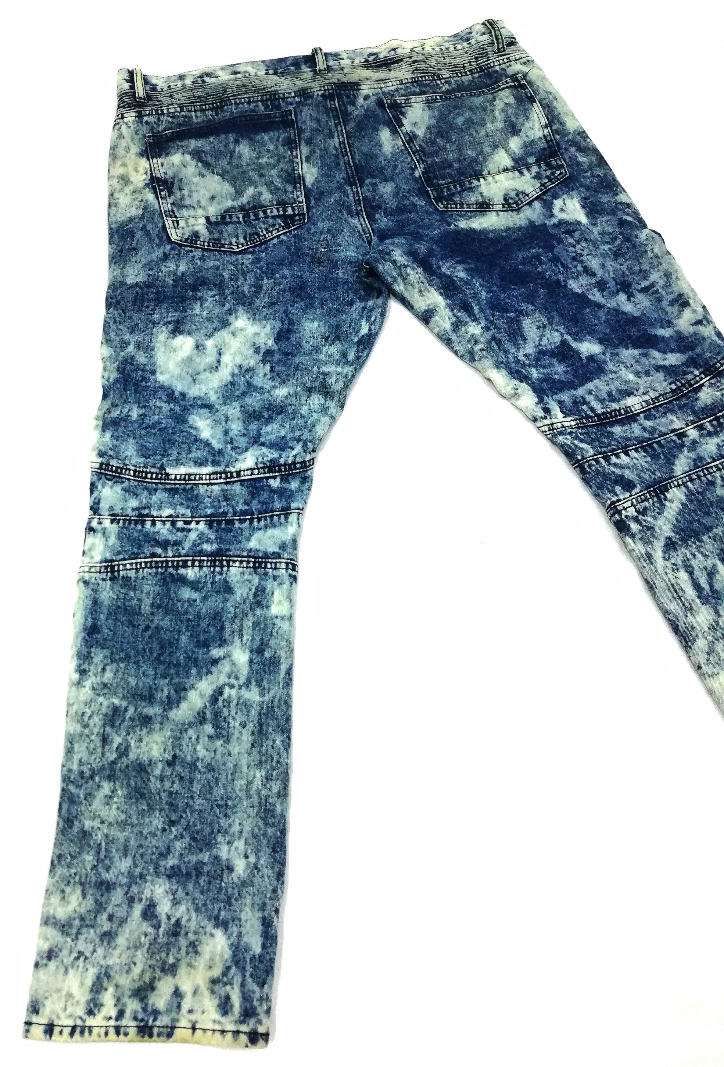 Designer × Japanese Brand 🔥Slim Straight Fit Asicwash Design Style Balmain Jeans🔥 Size US 40 / EU 56 - 18 Thumbnail