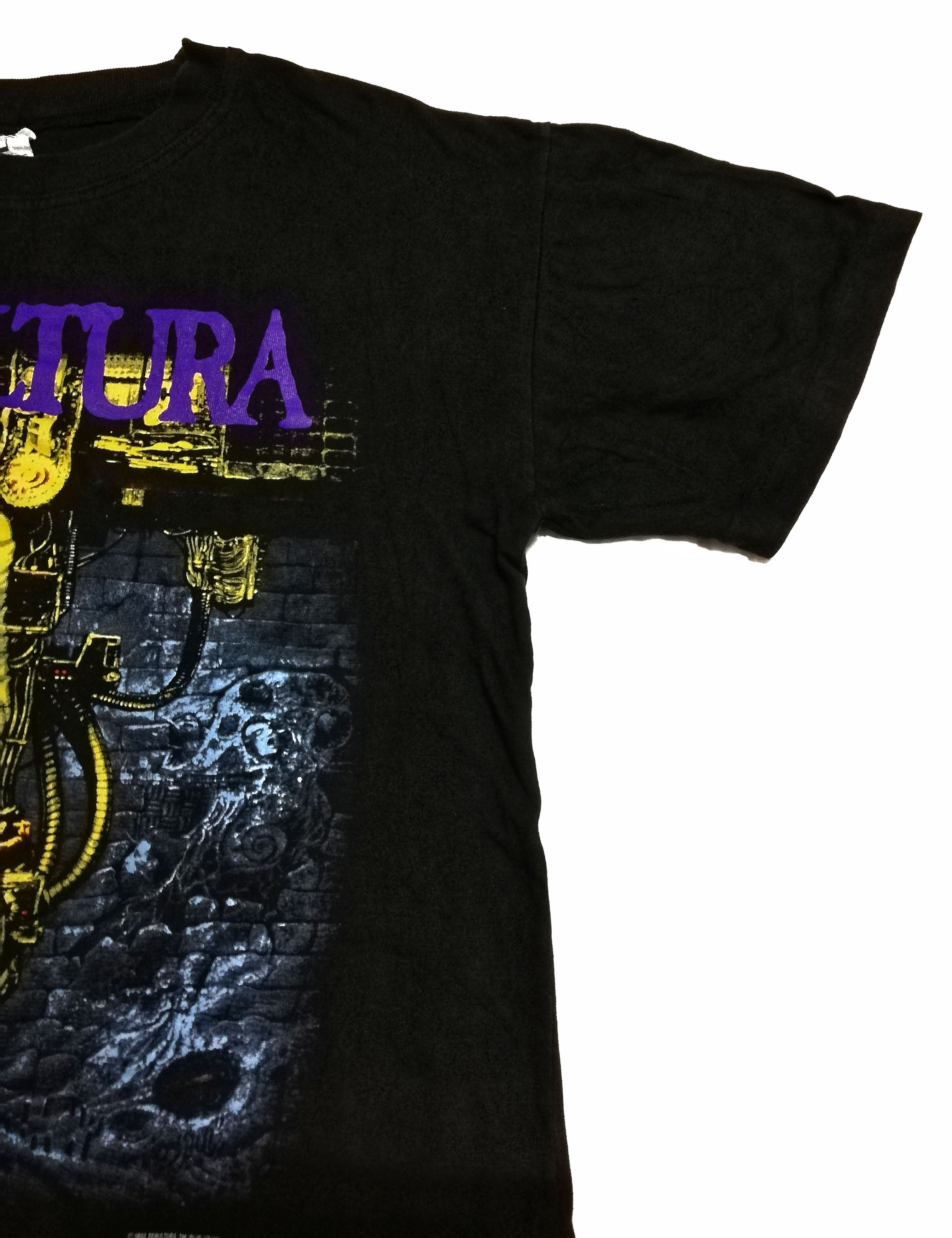 Band Tees 🔥HEAT 1993 - 1994 Band Tees Sepultura Chaos AD World Tour Size US L / EU 52-54 / 3 - 8 Thumbnail