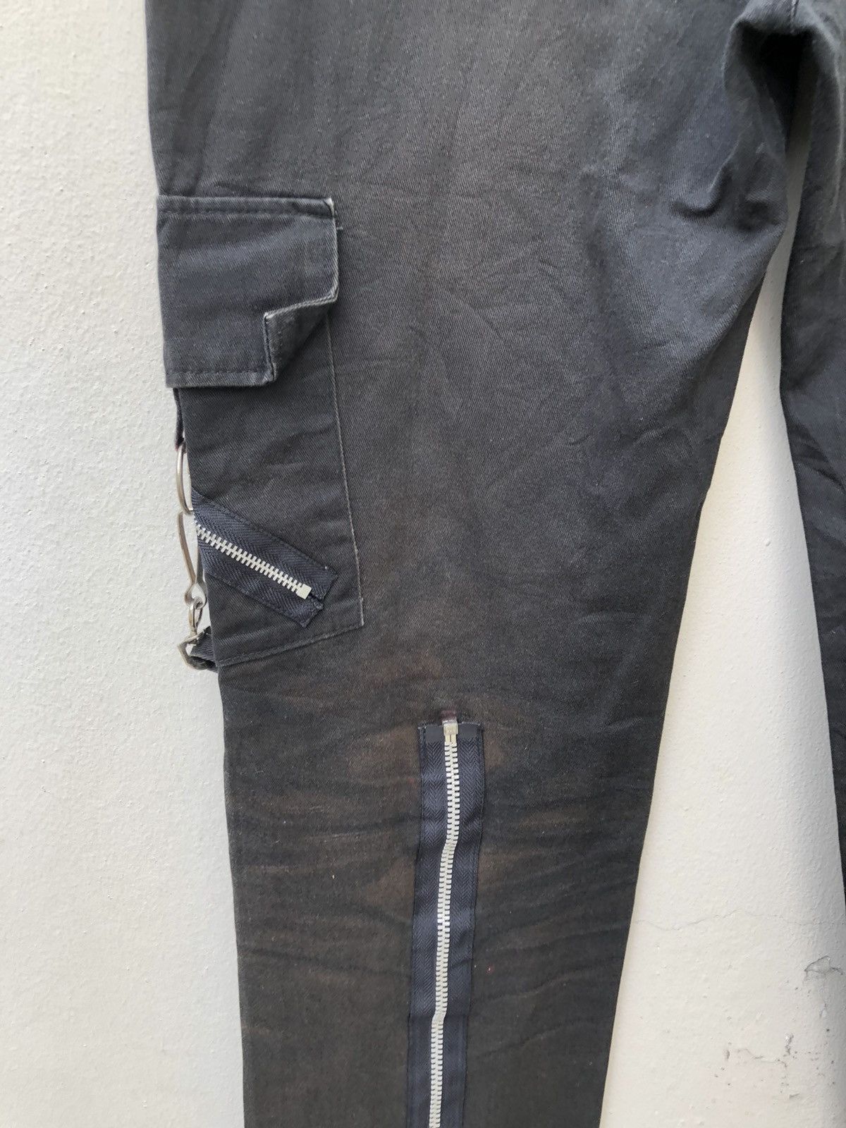 Seditionaries VTG Global Standard Japan Fade Black Trashed Bondage Trouser Size US 32 / EU 48 - 17 Thumbnail