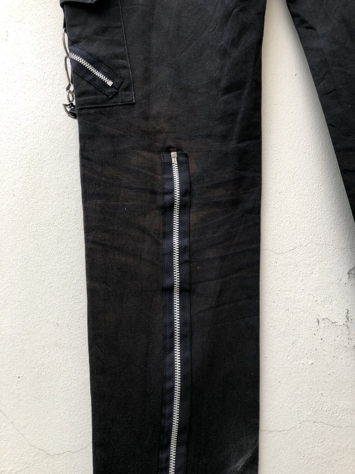 Seditionaries VTG Global Standard Japan Fade Black Trashed Bondage Trouser Size US 32 / EU 48 - 18 Thumbnail