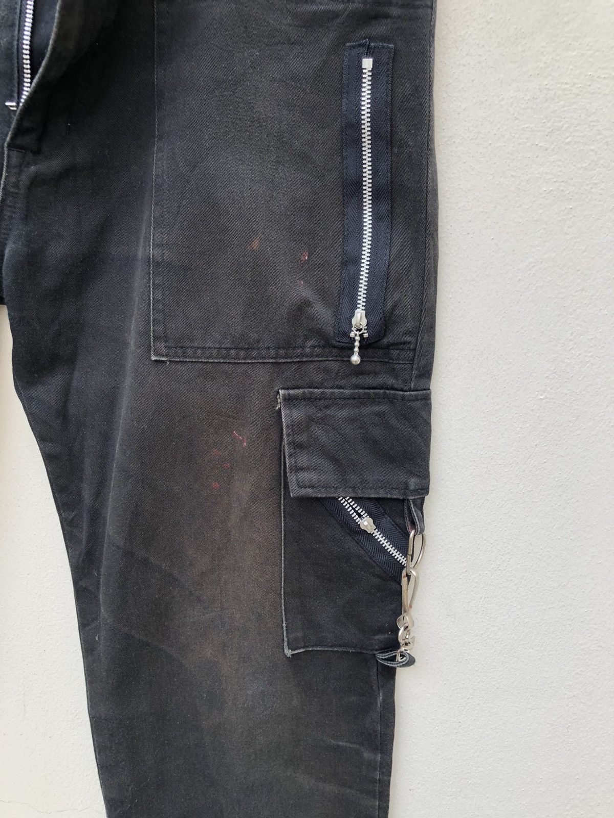 Seditionaries VTG Global Standard Japan Fade Black Trashed Bondage Trouser Size US 32 / EU 48 - 12 Thumbnail