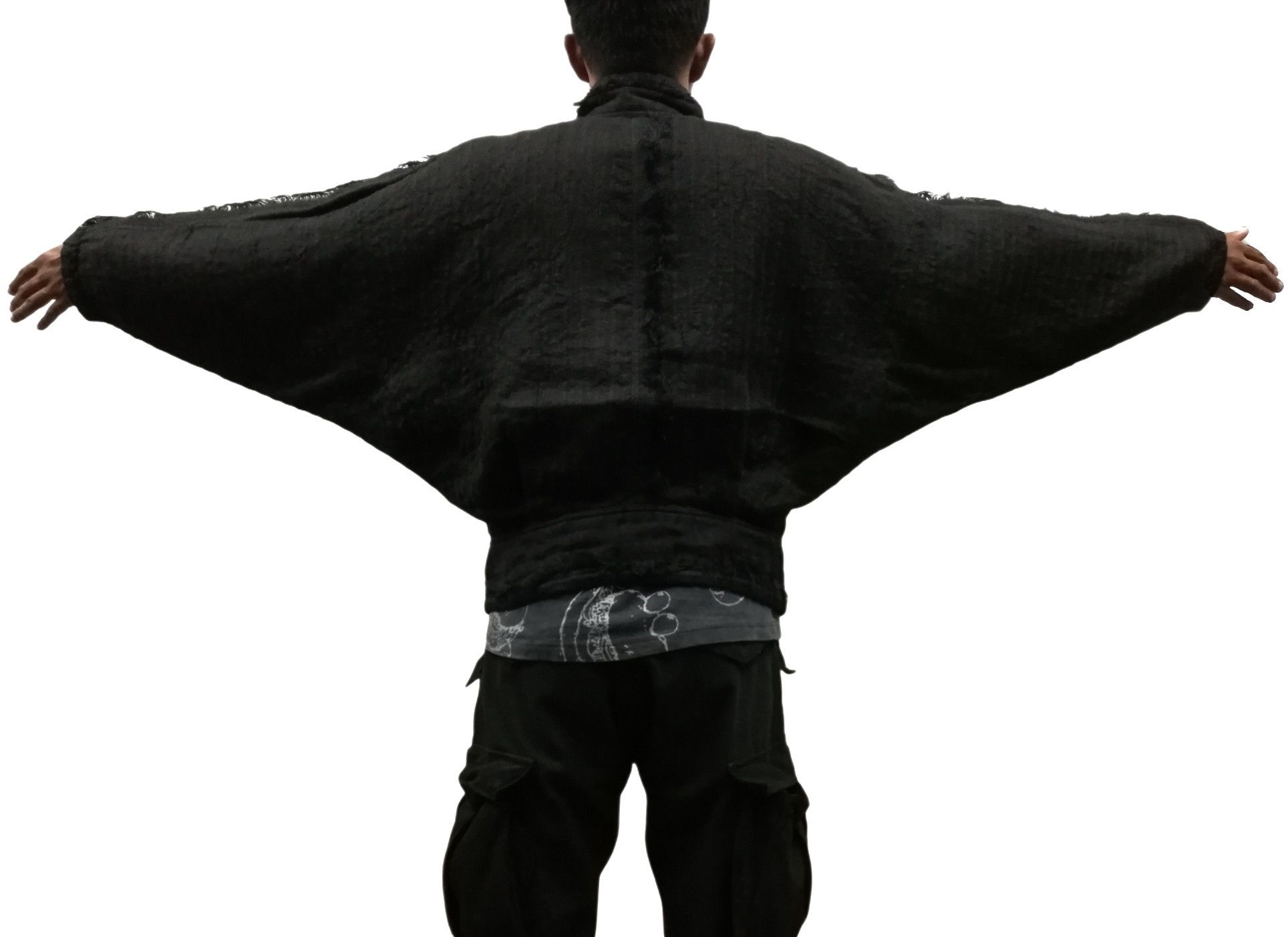 Issey Miyake 🔥GRAIL 70's Issey Miyake Oversized Hemp Cocoon Coat Kimono Size US M / EU 48-50 / 2 - 5 Thumbnail