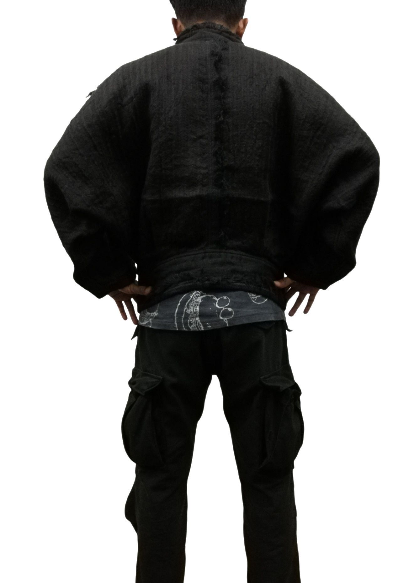 Issey Miyake 🔥GRAIL 70's Issey Miyake Oversized Hemp Cocoon Coat Kimono Size US M / EU 48-50 / 2 - 4 Thumbnail