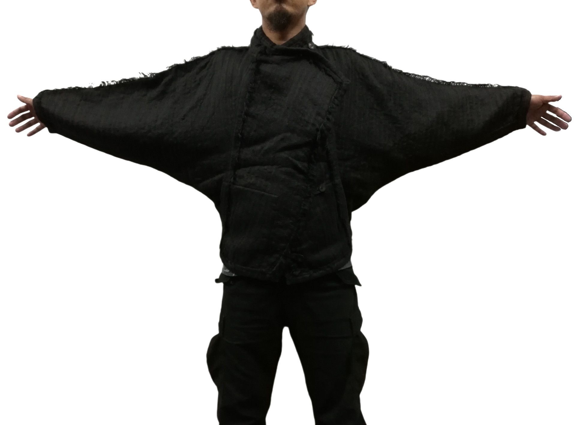 Issey Miyake 🔥GRAIL 70's Issey Miyake Oversized Hemp Cocoon Coat Kimono Size US M / EU 48-50 / 2 - 1 Thumbnail
