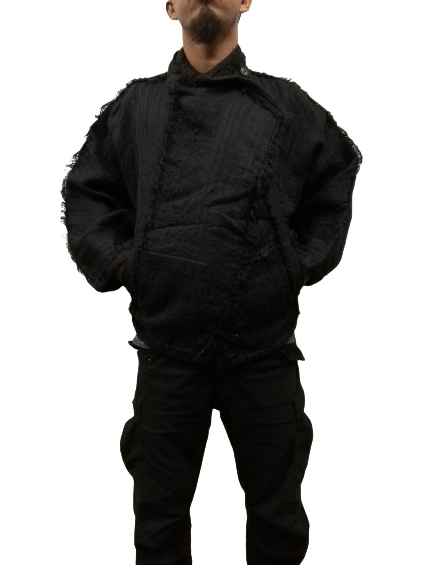 Issey Miyake 🔥GRAIL 70's Issey Miyake Oversized Hemp Cocoon Coat Kimono Size US M / EU 48-50 / 2 - 2 Thumbnail