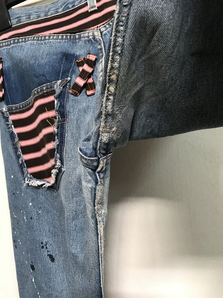 Levi's Vintage 90s Levi's 501 Jeans Usa REBUILD Painter Denim Size US 31 - 6 Thumbnail