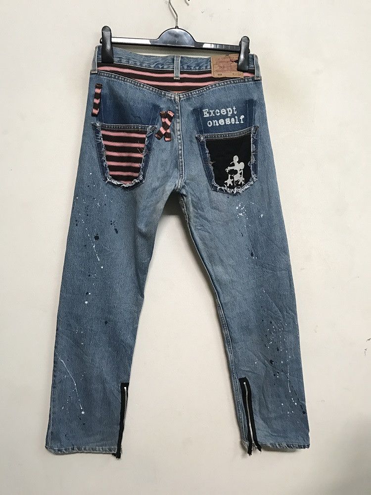Levi's Vintage 90s Levi's 501 Jeans Usa REBUILD Painter Denim Size US 31 - 1 Thumbnail