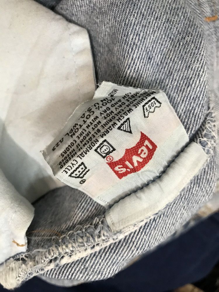 Levi's Vintage 90s Levi's 501 Jeans Usa REBUILD Painter Denim Size US 31 - 21 Thumbnail