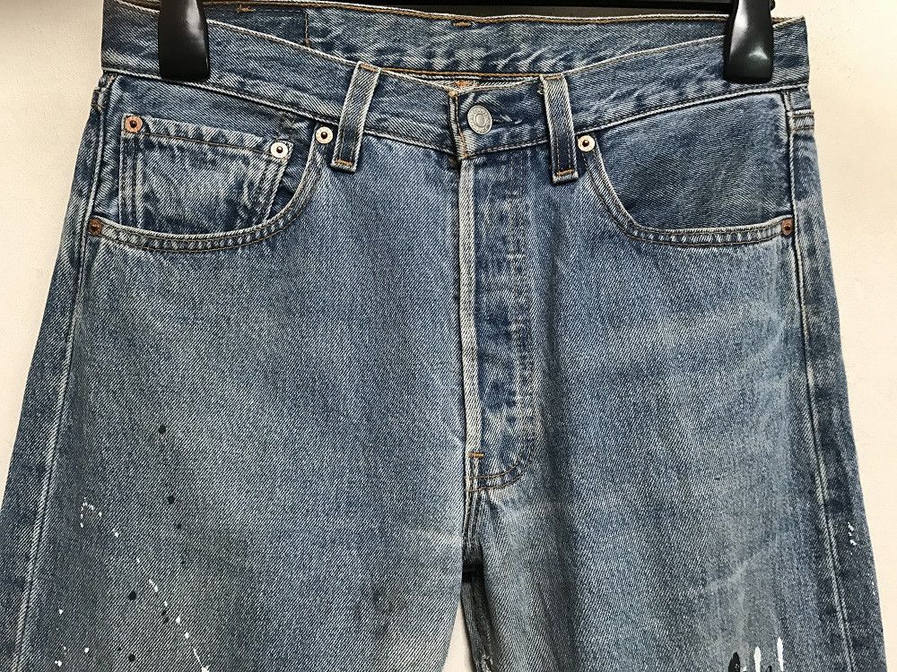 Levi's Vintage 90s Levi's 501 Jeans Usa REBUILD Painter Denim Size US 31 - 13 Thumbnail