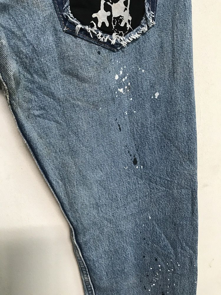Levi's Vintage 90s Levi's 501 Jeans Usa REBUILD Painter Denim Size US 31 - 10 Thumbnail