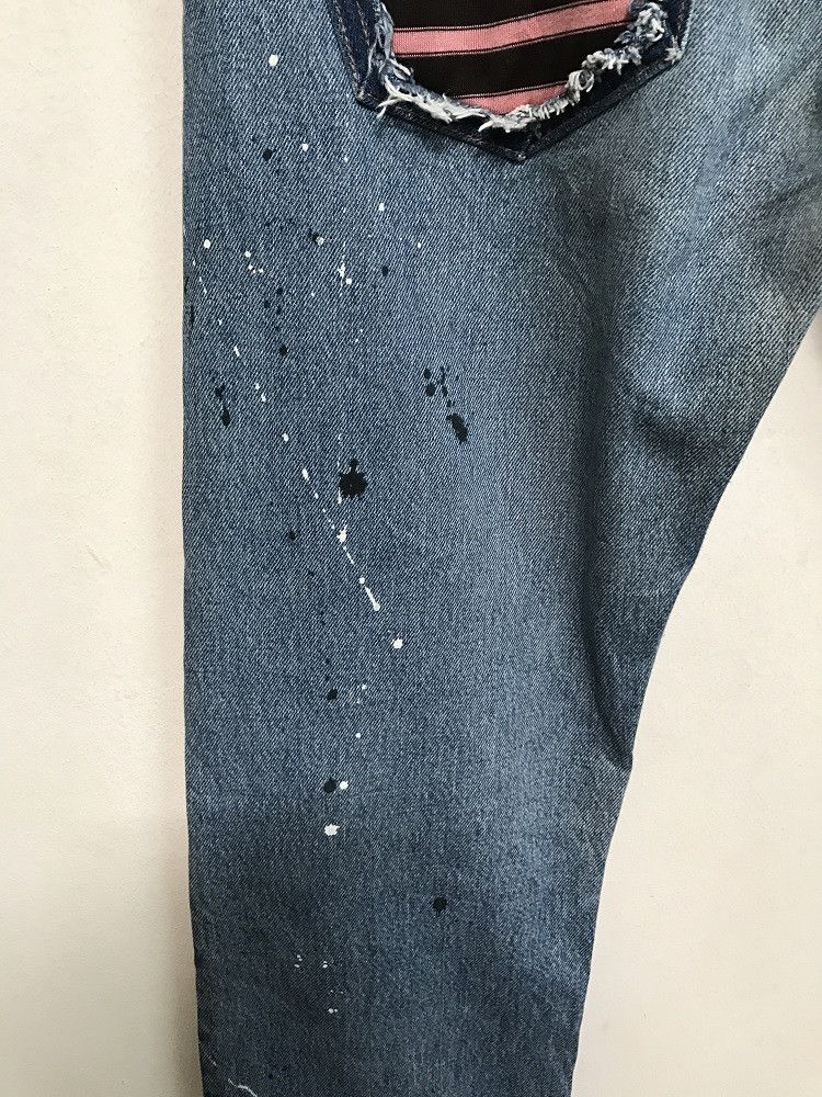 Levi's Vintage 90s Levi's 501 Jeans Usa REBUILD Painter Denim Size US 31 - 7 Thumbnail