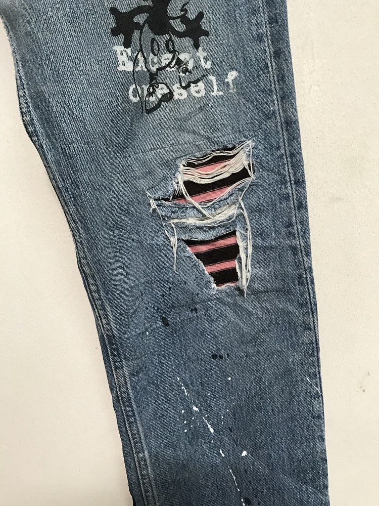 Levi's Vintage 90s Levi's 501 Jeans Usa REBUILD Painter Denim Size US 31 - 19 Thumbnail