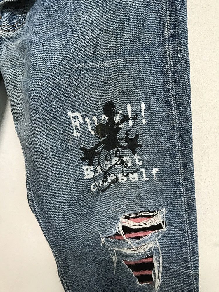 Levi's Vintage 90s Levi's 501 Jeans Usa REBUILD Painter Denim Size US 31 - 18 Thumbnail