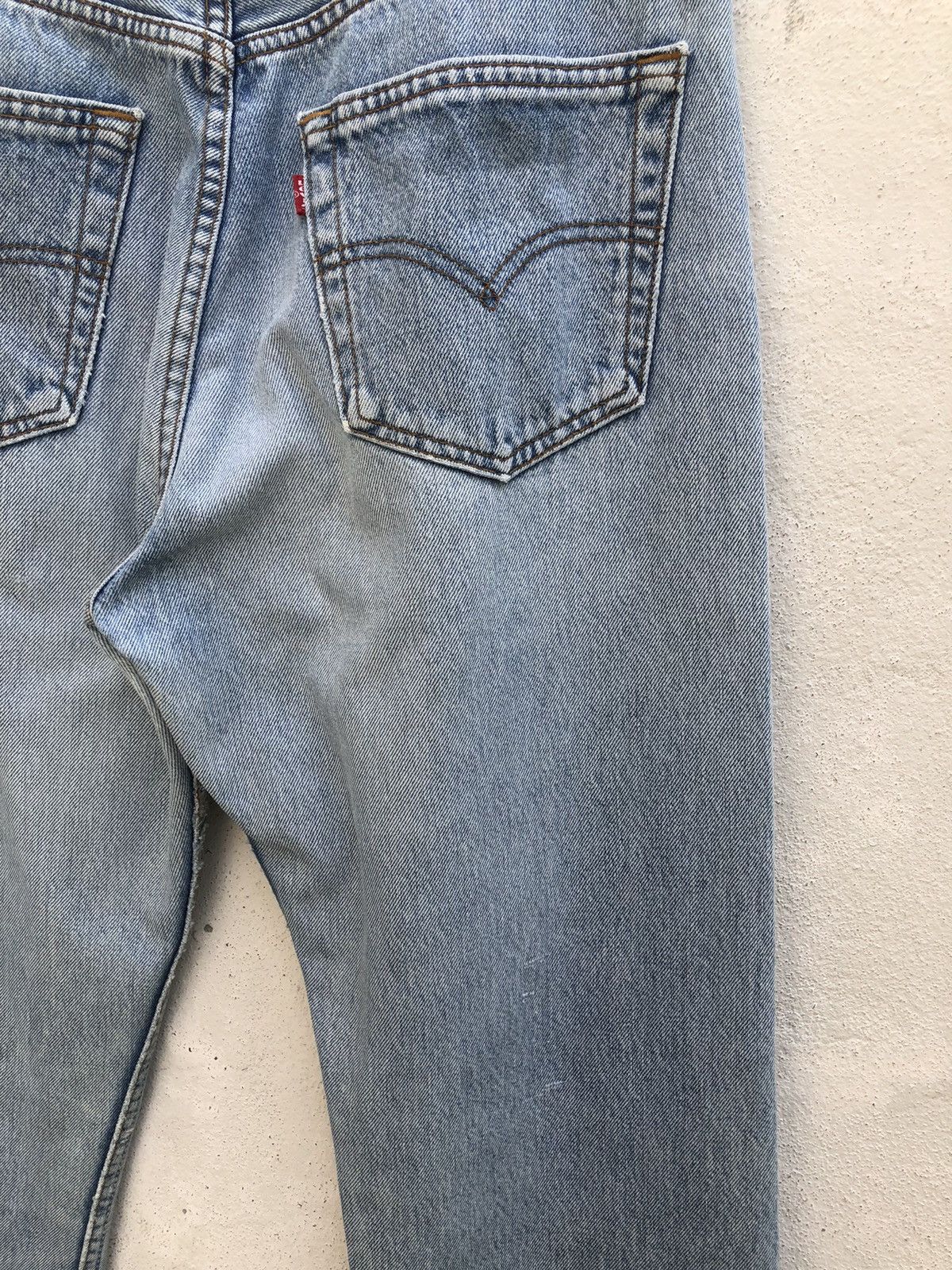 Levi's 90s Levi’s 501 Jeans Distressed Released Hem Denim Size US 31 - 16 Thumbnail