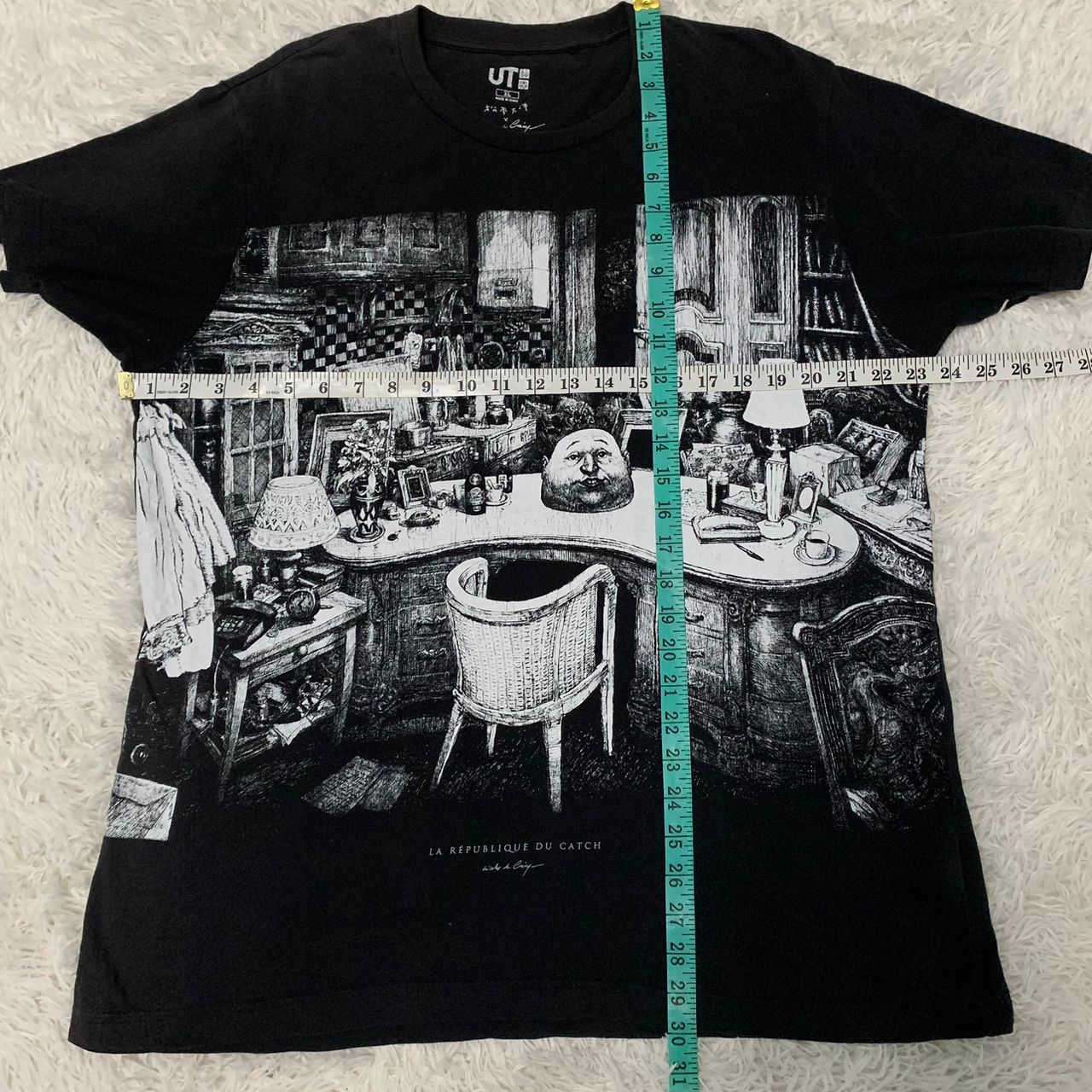 Art Comes First Uniqlo x Nicolas de Crecy Rare Printed Tee Size US XL / EU 56 / 4 - 3 Thumbnail