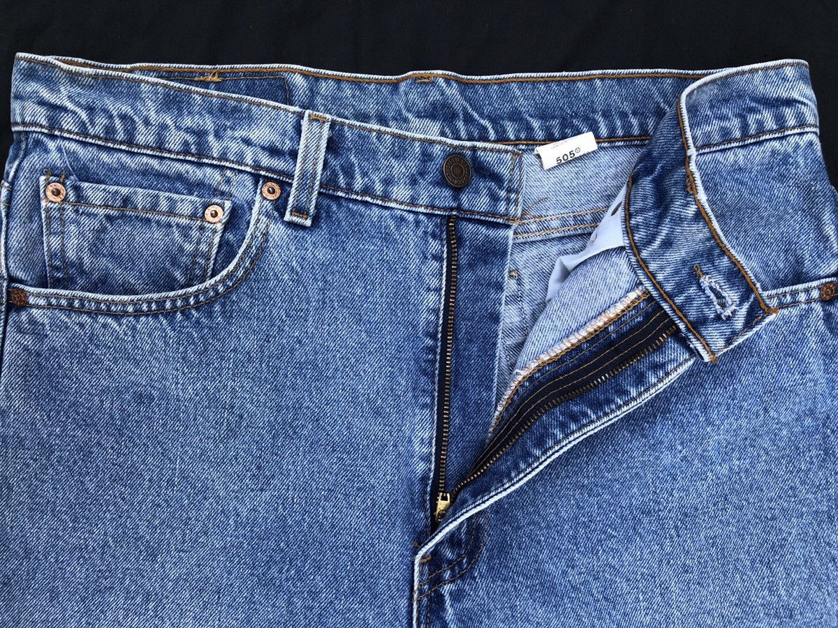 Levi's Vintage 1991 Levi’s 505 Jeans Straight Leg Regular Fit Denim Size US 33 - 7 Thumbnail