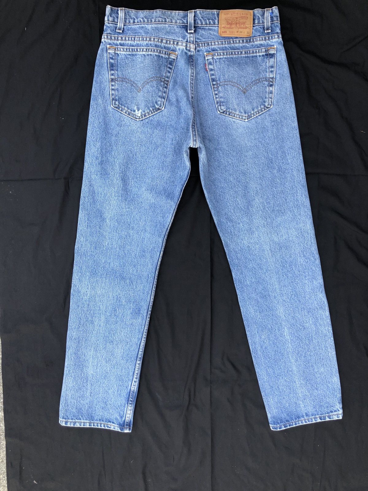 Levi's Vintage 1991 Levi’s 505 Jeans Straight Leg Regular Fit Denim Size US 33 - 8 Thumbnail