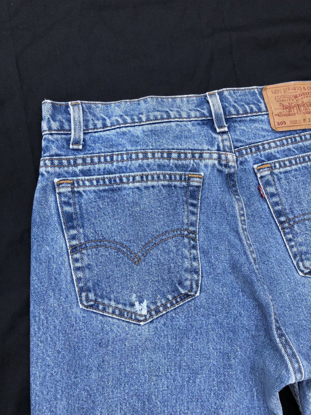 Levi's Vintage 1991 Levi’s 505 Jeans Straight Leg Regular Fit Denim Size US 33 - 11 Thumbnail