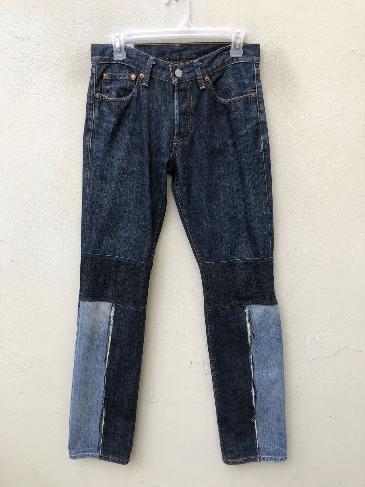 Levi's NOMA t.d. X Levi’s Rebuild Denim Patchwork Jeans Size US 28 / EU 44 - 6 Thumbnail