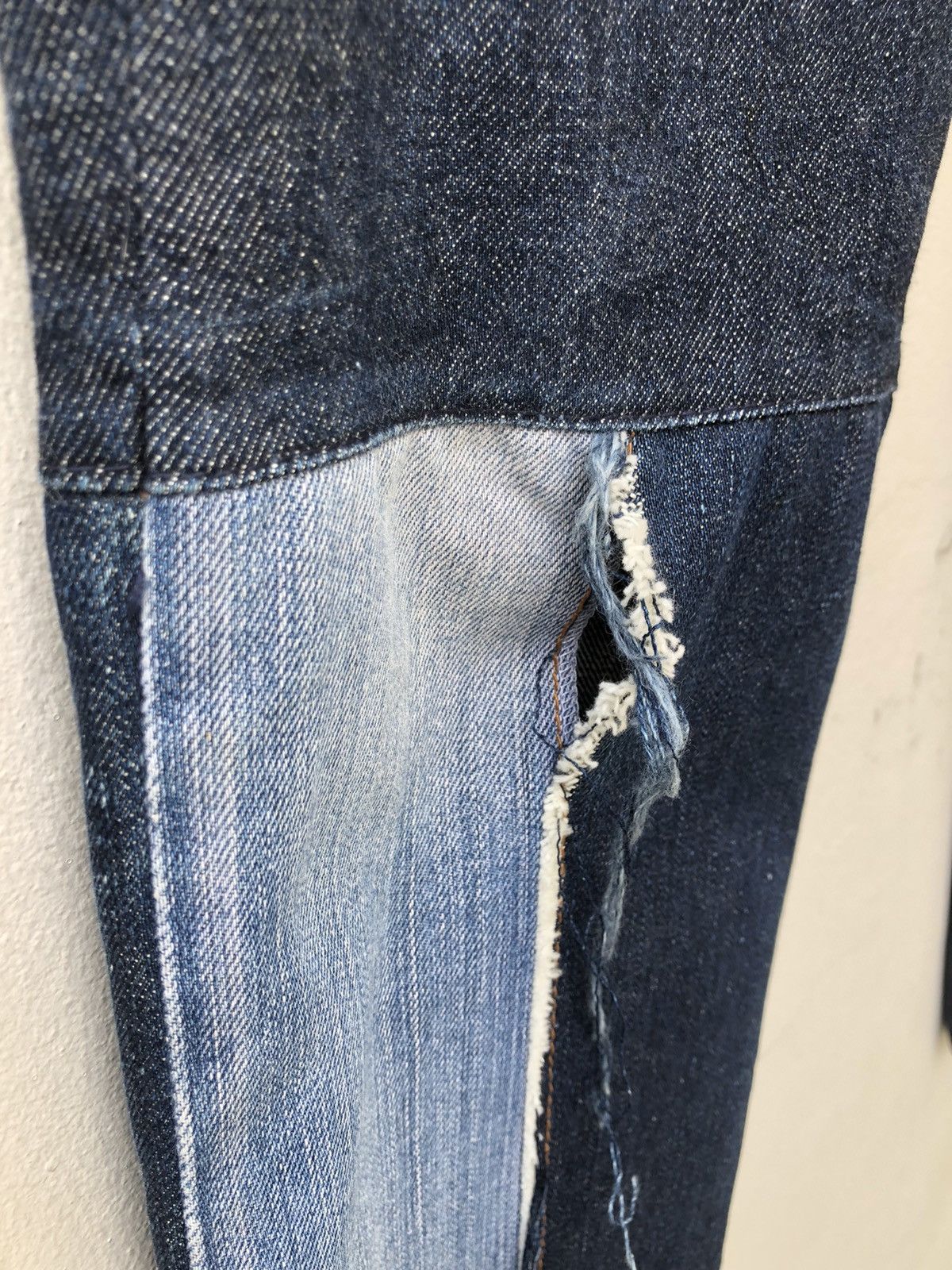 Levi's NOMA t.d. X Levi’s Rebuild Denim Patchwork Jeans Size US 28 / EU 44 - 10 Thumbnail