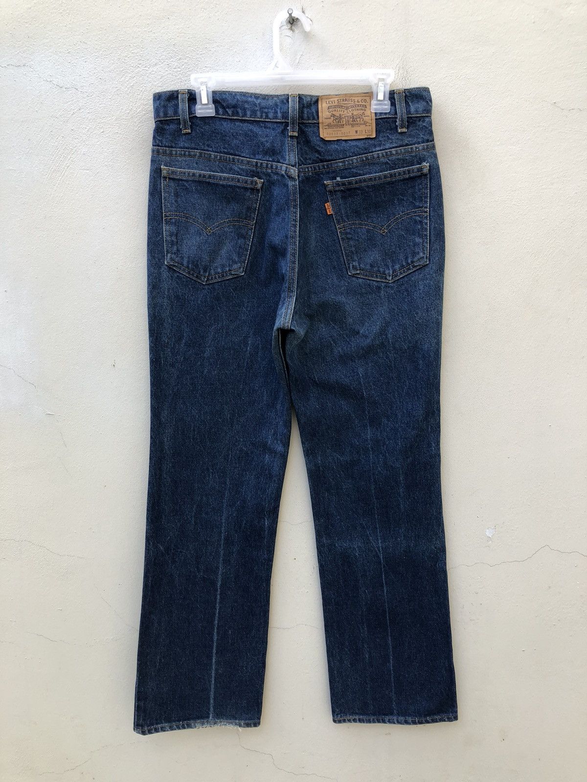 Levi's Vintage 80s Levi’s 517 Orange Tab Denim Flare Jeans Size US 32 / EU 48 - 1 Thumbnail