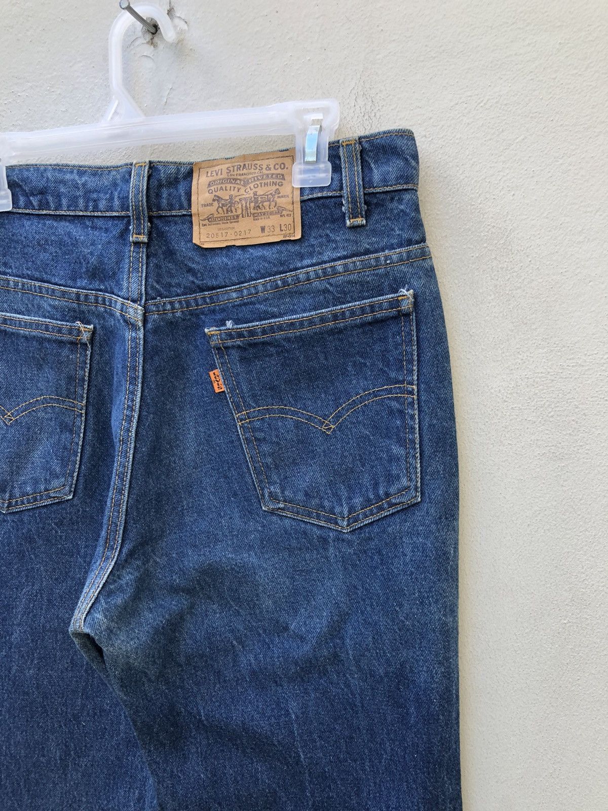 Levi's Vintage 80s Levi’s 517 Orange Tab Denim Flare Jeans Size US 32 / EU 48 - 6 Thumbnail