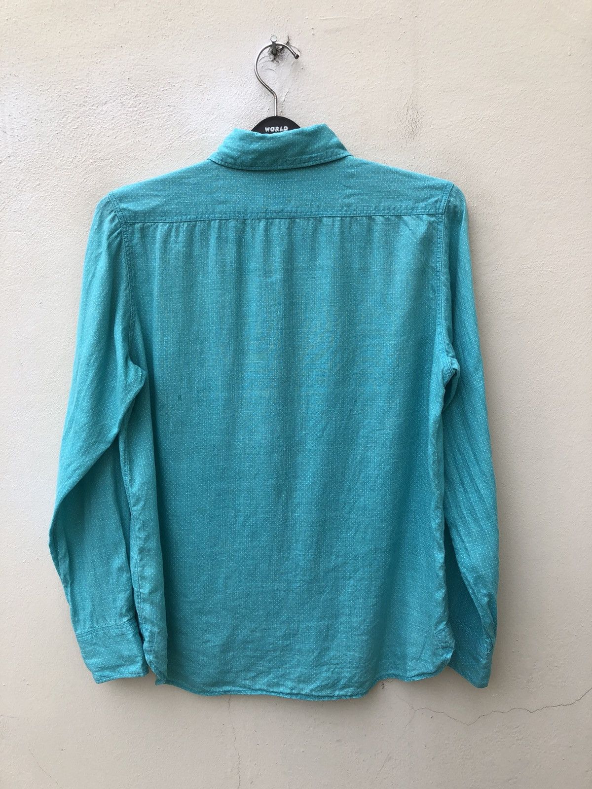 BRU NA BOINNE Bru Na Boinne Japan Polka Dot 100% Linen Shirt Size US S / EU 44-46 / 1 - 5 Thumbnail