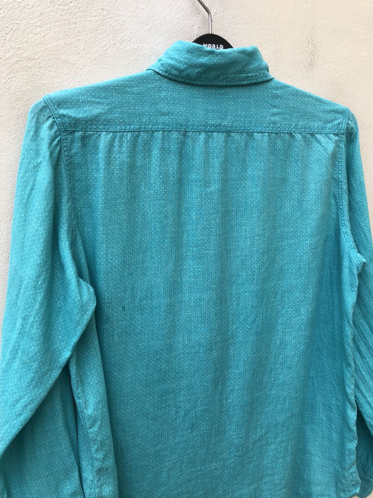 BRU NA BOINNE Bru Na Boinne Japan Polka Dot 100% Linen Shirt Size US S / EU 44-46 / 1 - 6 Thumbnail