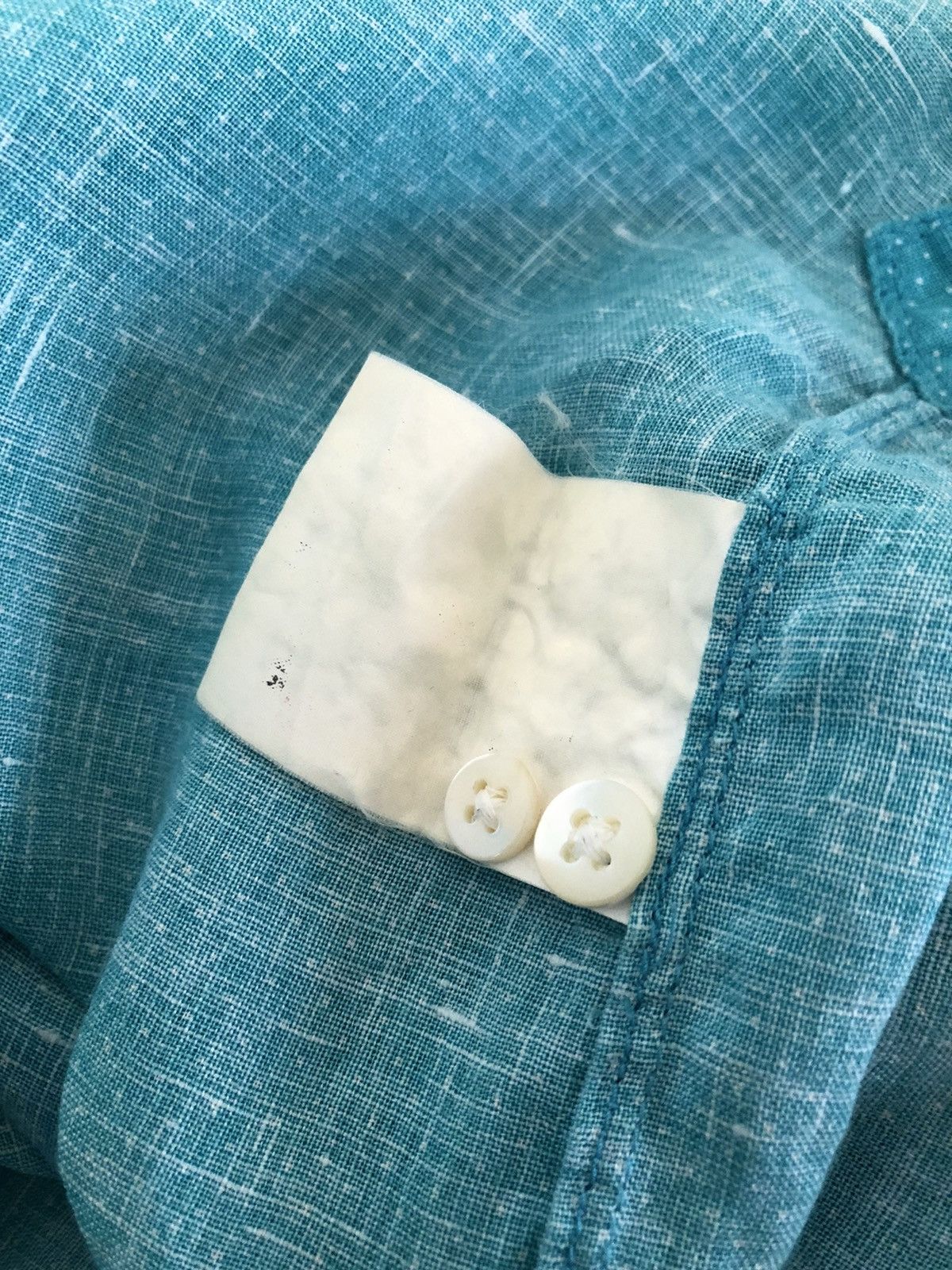 BRU NA BOINNE Bru Na Boinne Japan Polka Dot 100% Linen Shirt Size US S / EU 44-46 / 1 - 10 Thumbnail