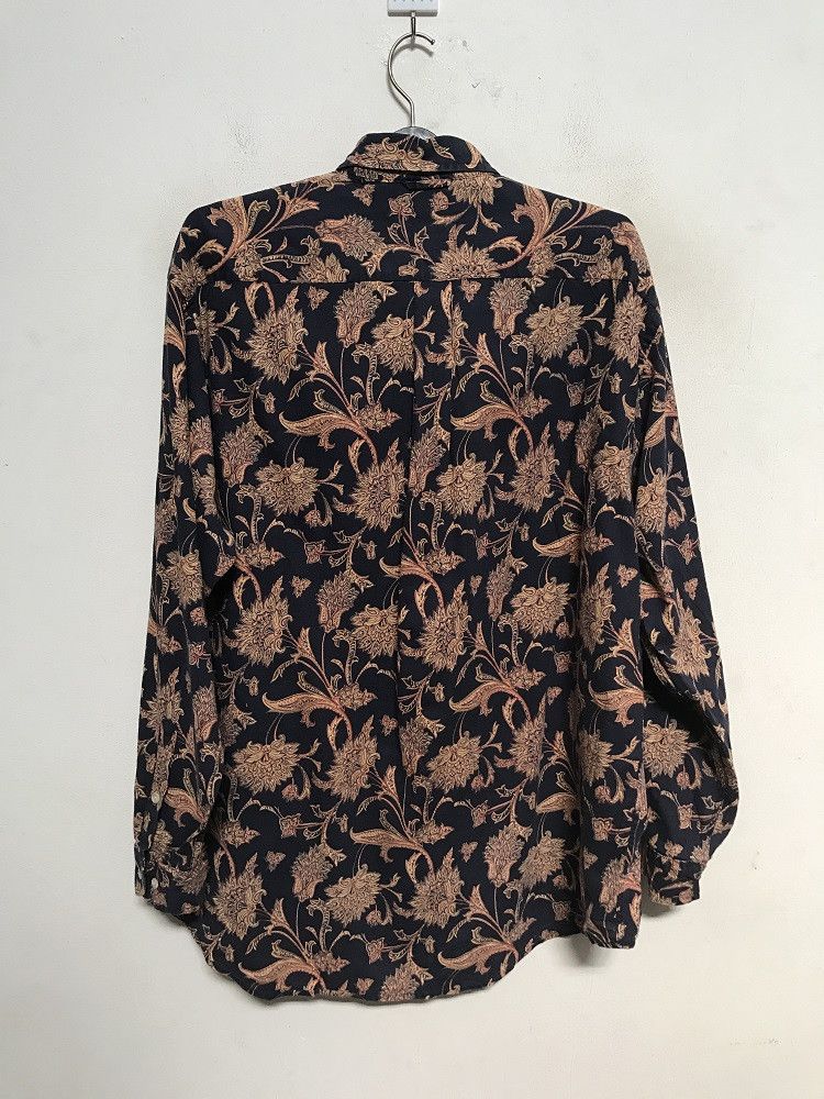 Tommy Hilfiger Vintage Tommy Hilfiger Flower Linen Blend Oversized Shirt Size US XL / EU 56 / 4 - 9 Thumbnail