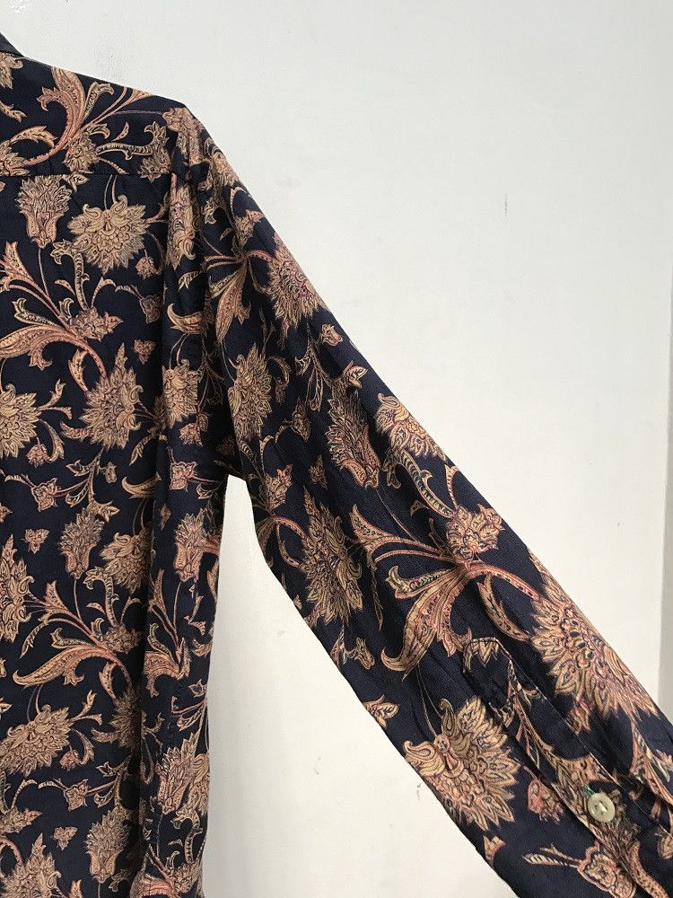 Tommy Hilfiger Vintage Tommy Hilfiger Flower Linen Blend Oversized Shirt Size US XL / EU 56 / 4 - 11 Thumbnail