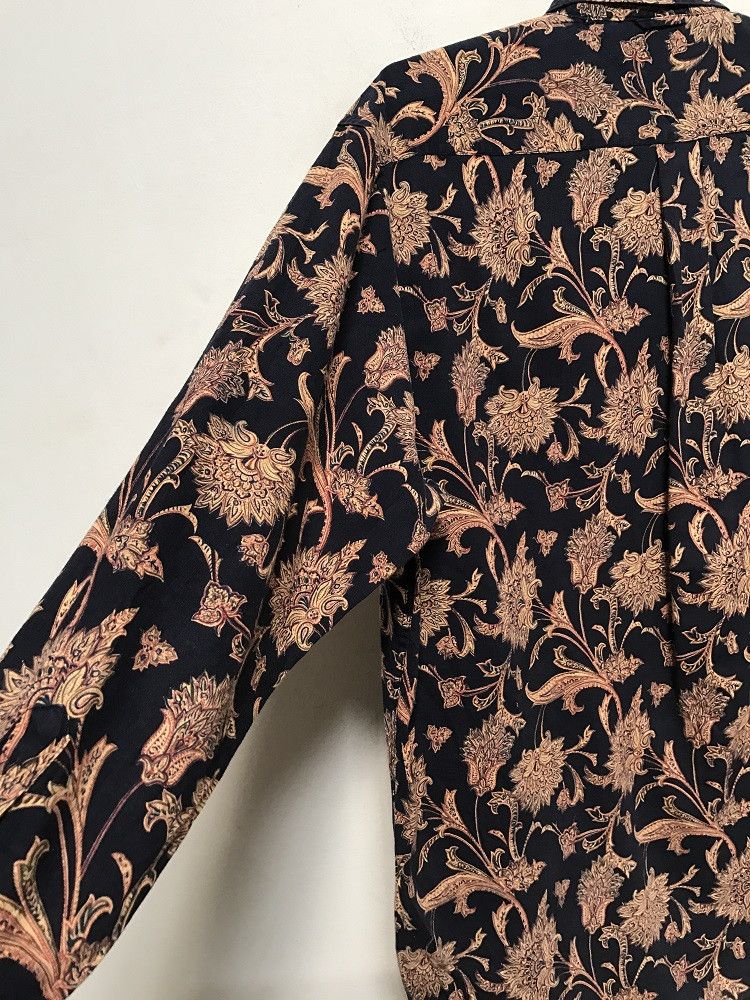 Tommy Hilfiger Vintage Tommy Hilfiger Flower Linen Blend Oversized Shirt Size US XL / EU 56 / 4 - 12 Thumbnail