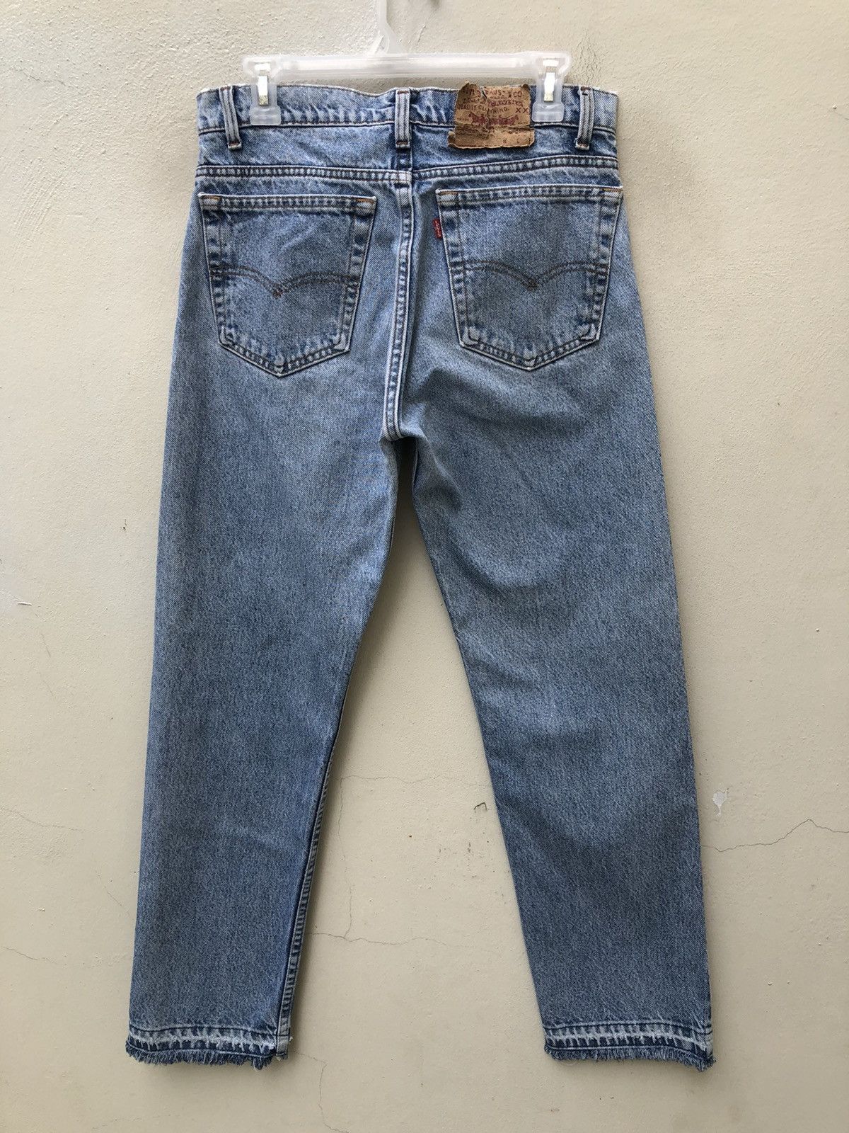 Levi's Vintage 1990 Levi’s 505 Jeans Distressed Released Hem Denim Size US 31 - 11 Thumbnail