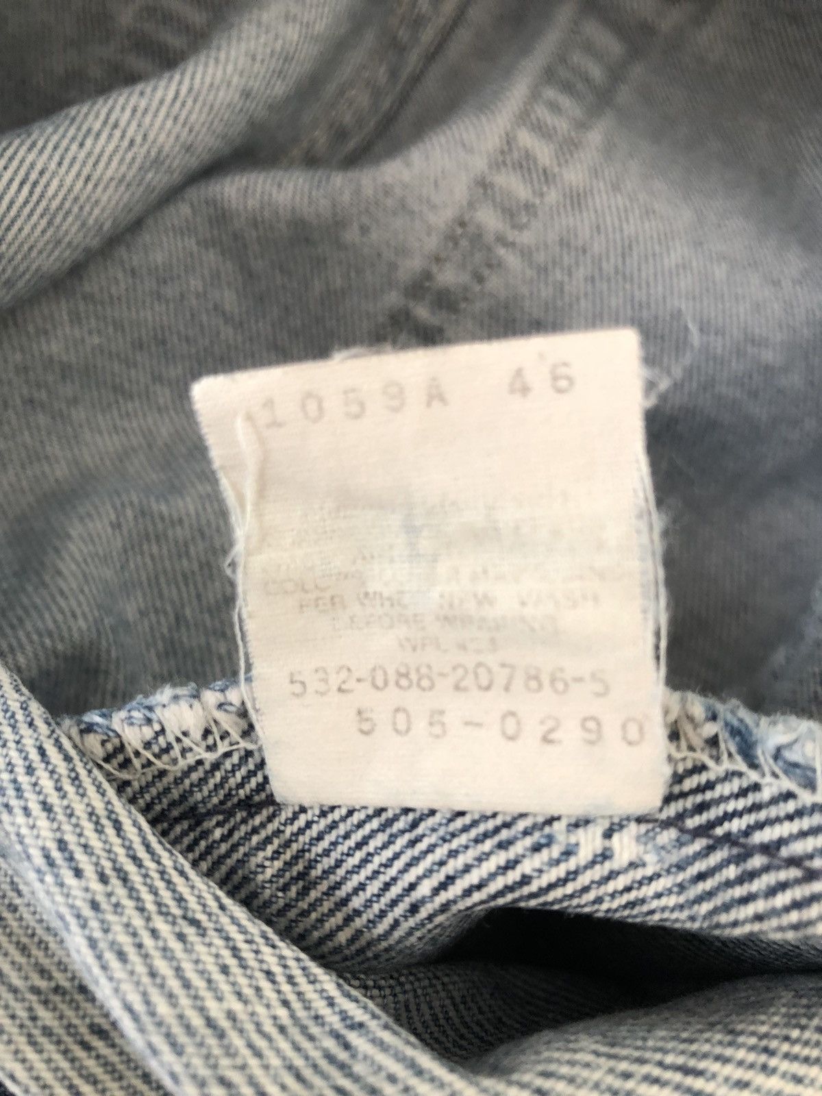 Levi's Vintage 1990 Levi’s 505 Jeans Distressed Released Hem Denim Size US 31 - 21 Thumbnail