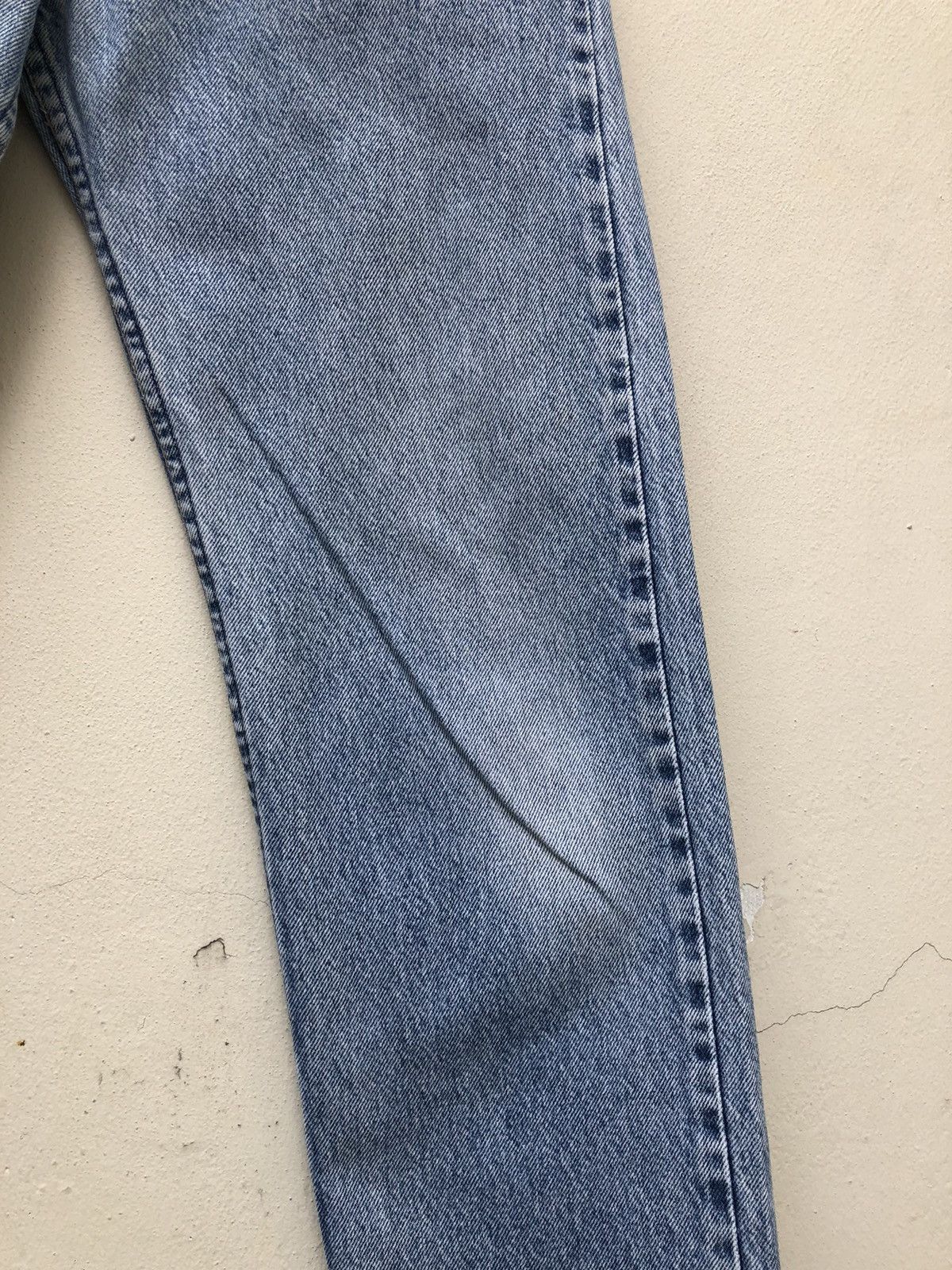 Levi's Vintage 1990 Levi’s 505 Jeans Distressed Released Hem Denim Size US 31 - 9 Thumbnail