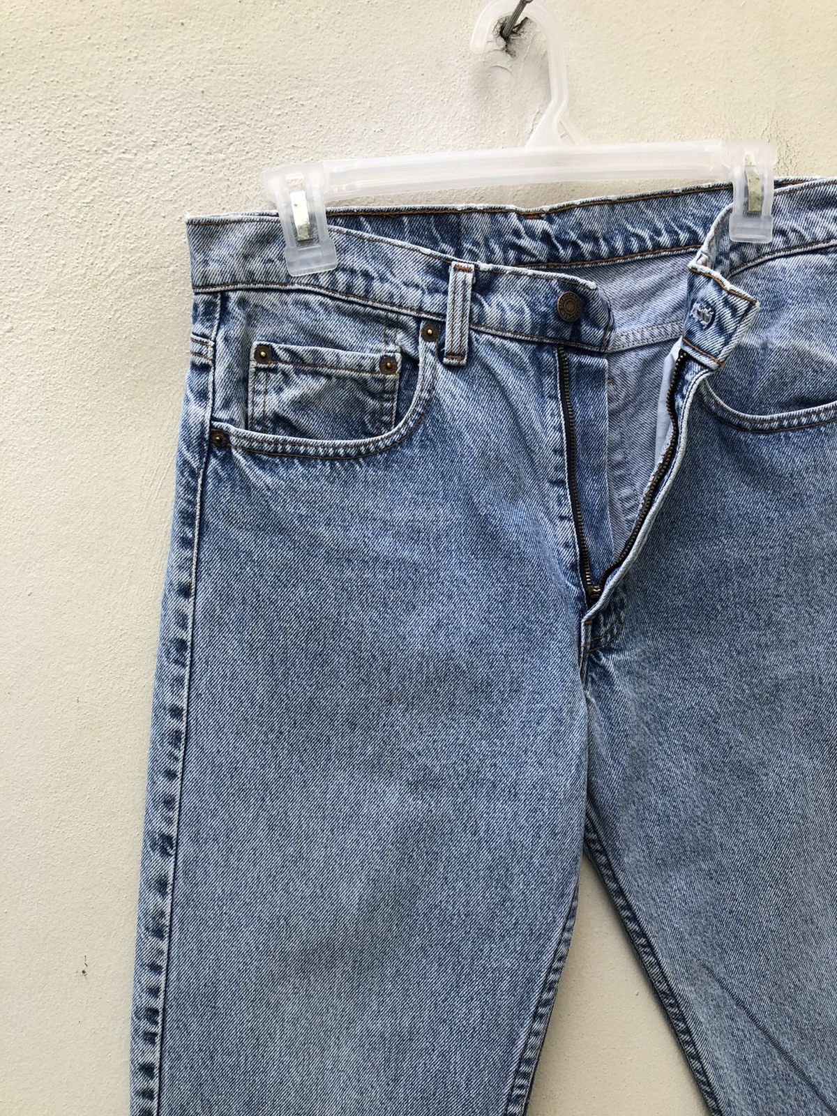 Levi's Vintage 1990 Levi’s 505 Jeans Distressed Released Hem Denim Size US 31 - 4 Thumbnail