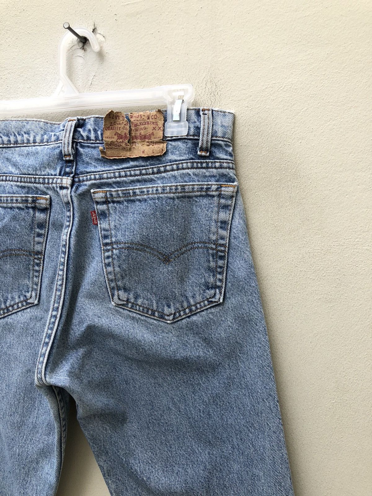 Levi's Vintage 1990 Levi’s 505 Jeans Distressed Released Hem Denim Size US 31 - 16 Thumbnail