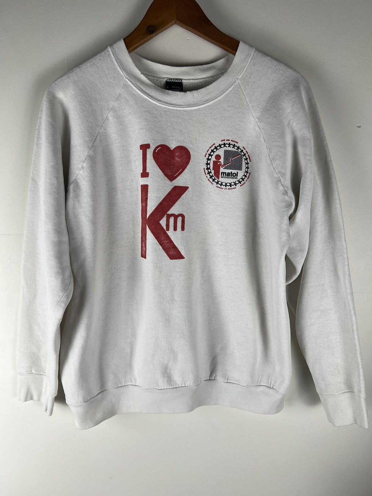 Vintage Vintage KM Matol “I’m staying young Ask me how” Raglan Size US M / EU 48-50 / 2 - 1 Thumbnail